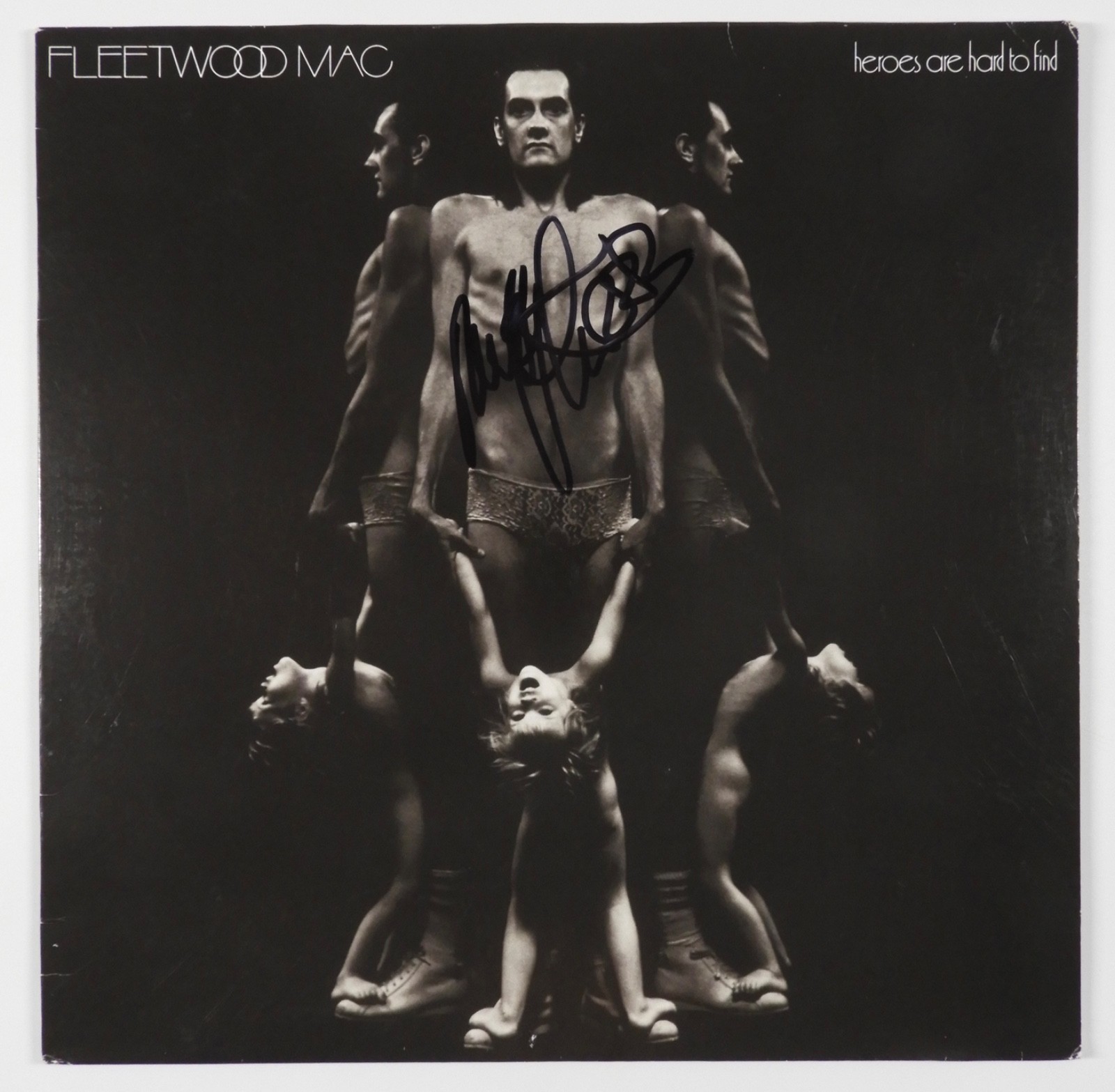 Mick Fleetwood Mac JSA Signed Autograph Album Record Vinyl Heroes Are Hard To