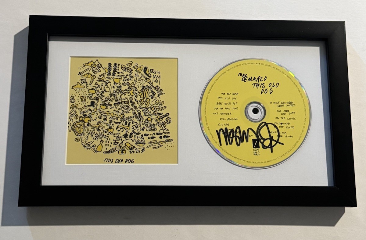 MAC DEMARCO SIGNED AUTOGRAPHED THIS OLD DOG FRAMED MATTED CD INDIE SINGER COA