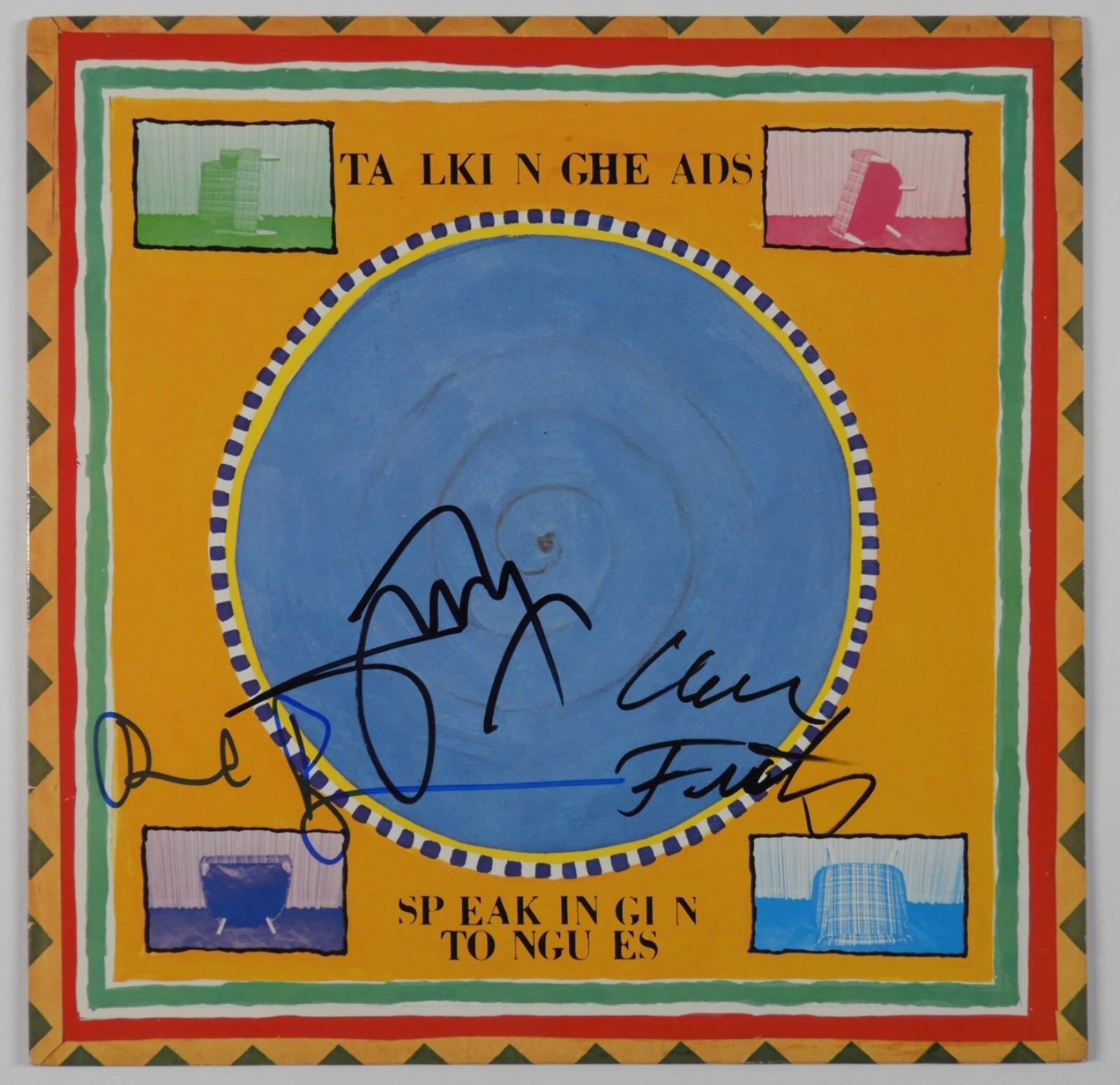 Talking Heads Signed Autograph Album JSA Record Vinyl David Byrne +