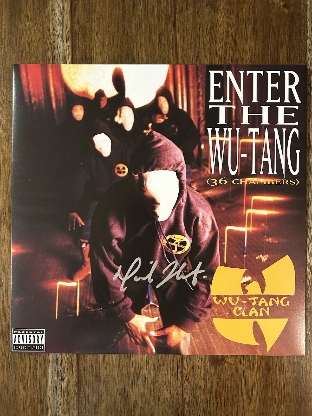 Danny Hastings ‘Wu-Tang Clan’ Photographer Signed Vinyl Album ‘36 Chambers’