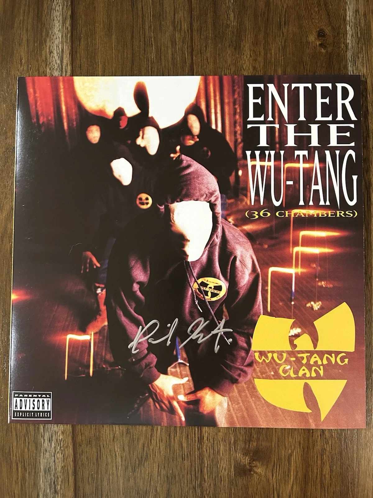 Danny Hastings ‘Wu-Tang Clan’ Photographer Signed Vinyl Album ‘36 Chambers’