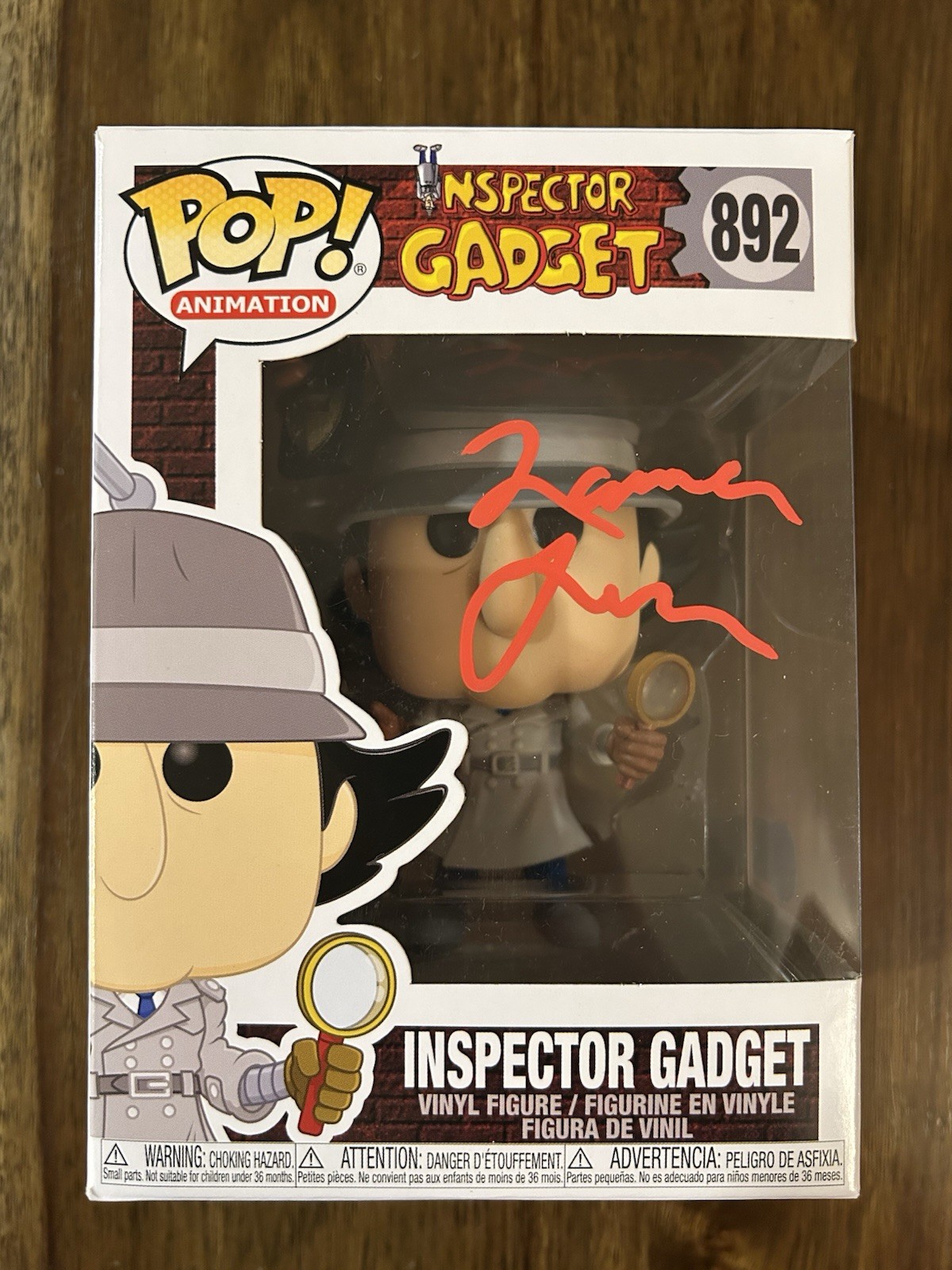 Maurice LaMarche ‘Inspector Gadget’ Voice Actor Signed Funko Pop Beckett