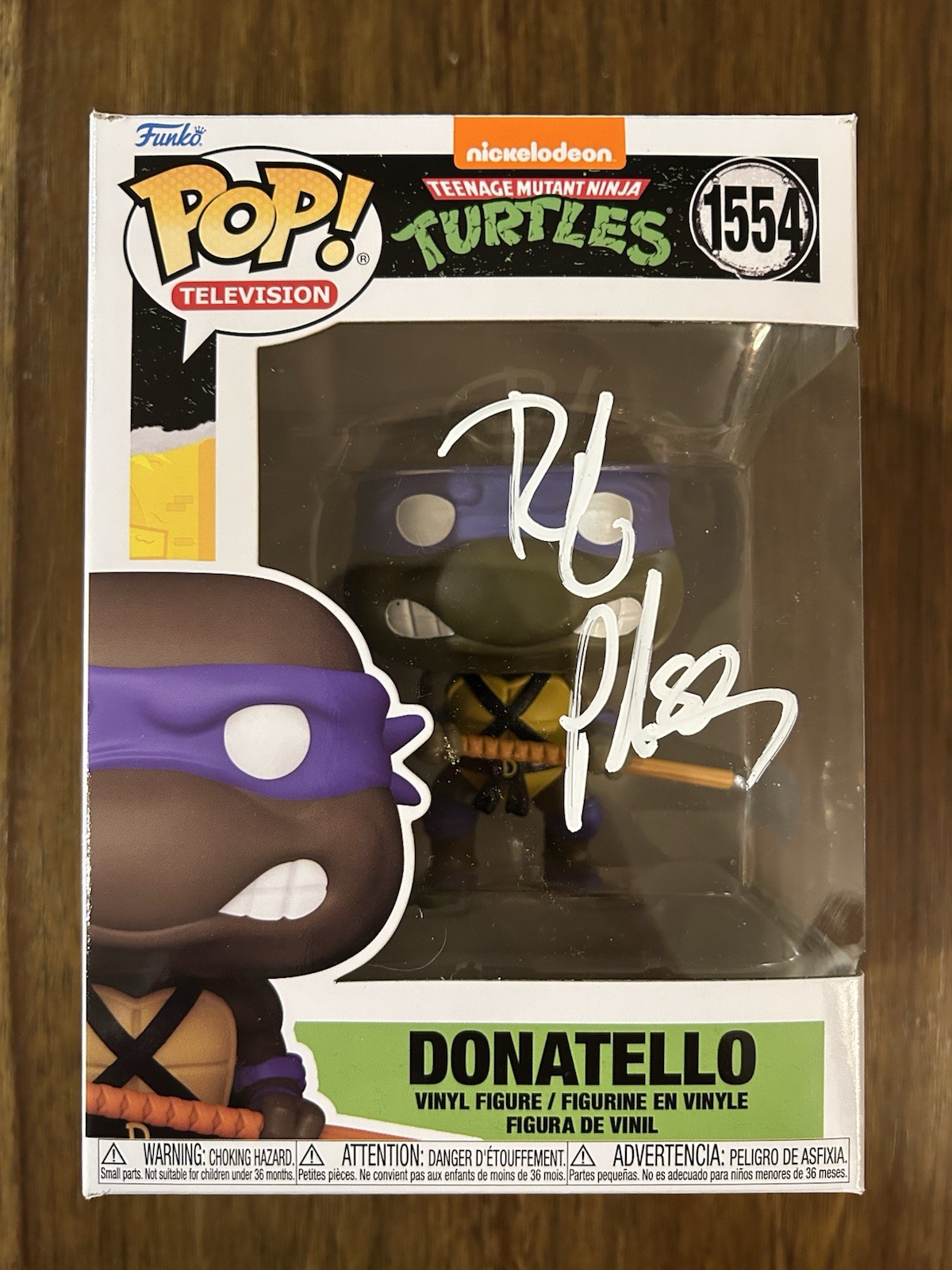 Rob Paulsen ‘Teenage Mutant Ninja Turtles’ Signed ‘Donatello’ Funko Pop Beckett