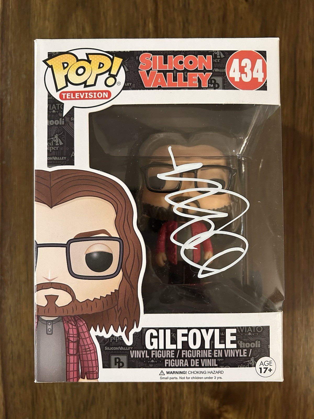 Martin Starr ‘Silicon Valley’ Signed Funko Pop ‘Gilfoyle’ Beckett