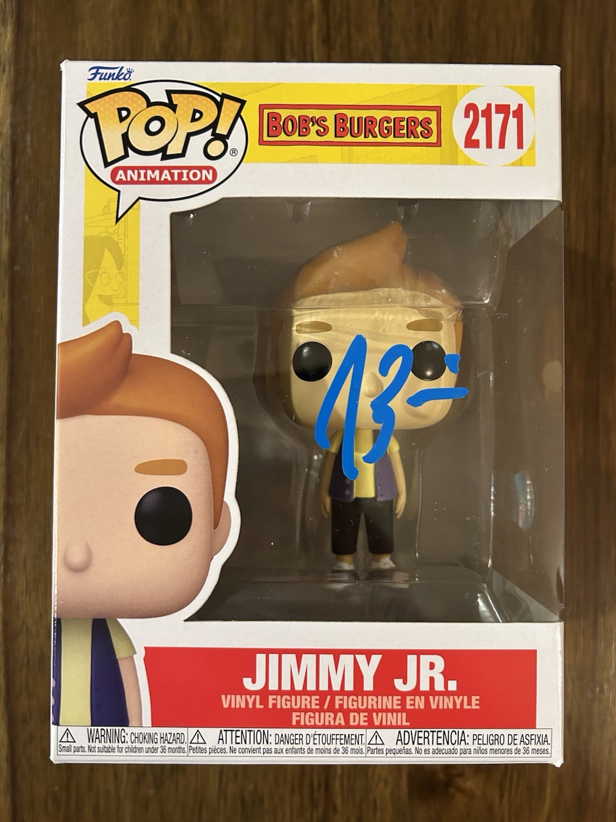 H. Jon Benjamin ‘Bob’s Burgers’ Signed Funko Pop ‘Jimmy Jr.’ Beckett Certified