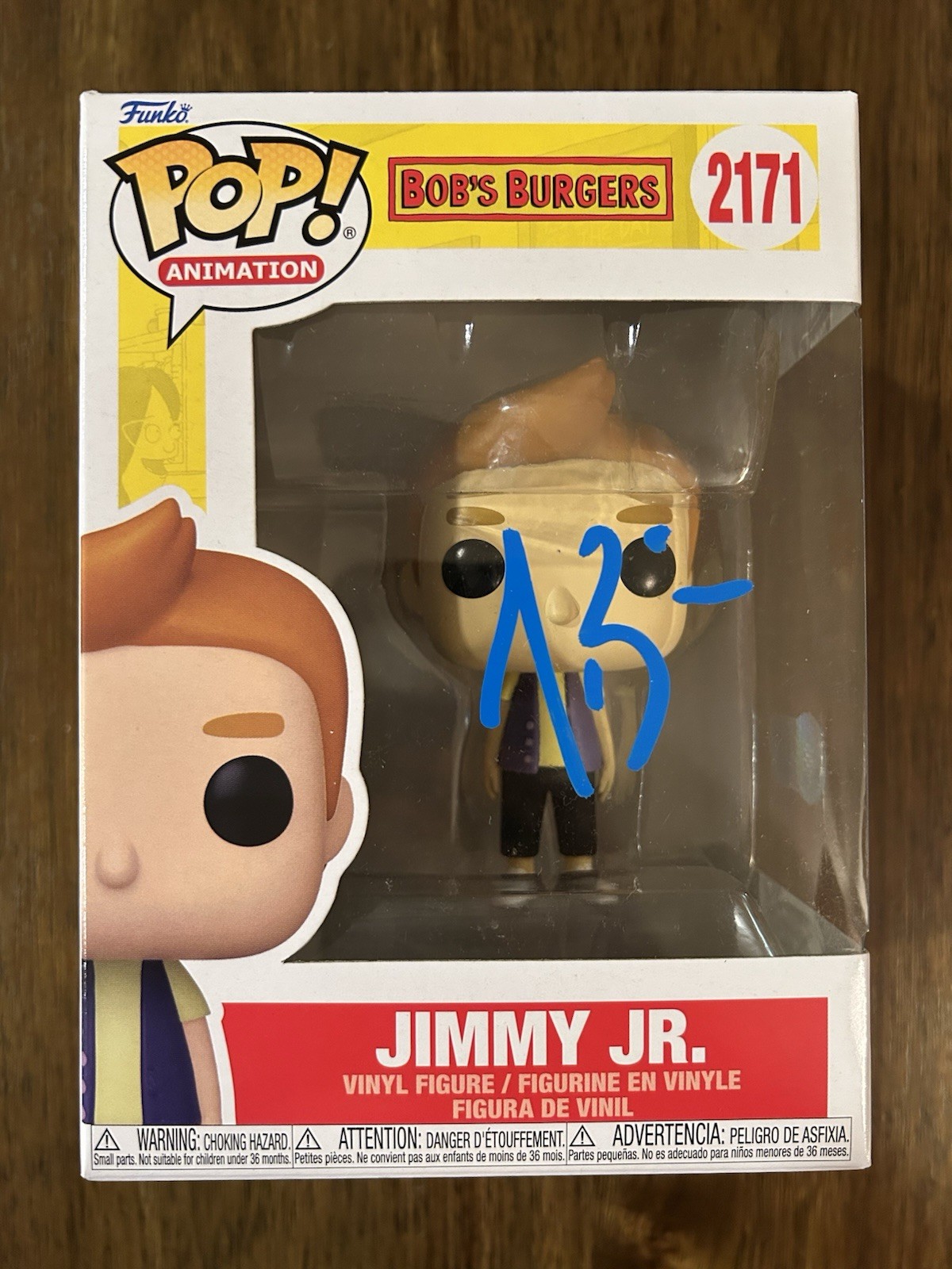 H. Jon Benjamin ‘Bob’s Burgers’ Signed Funko Pop ‘Jimmy Jr.’ Beckett Certified