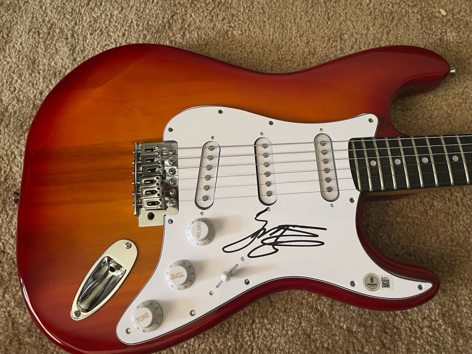 Sully Godsmack Signed Autographed Electric Guitar BAS Certified