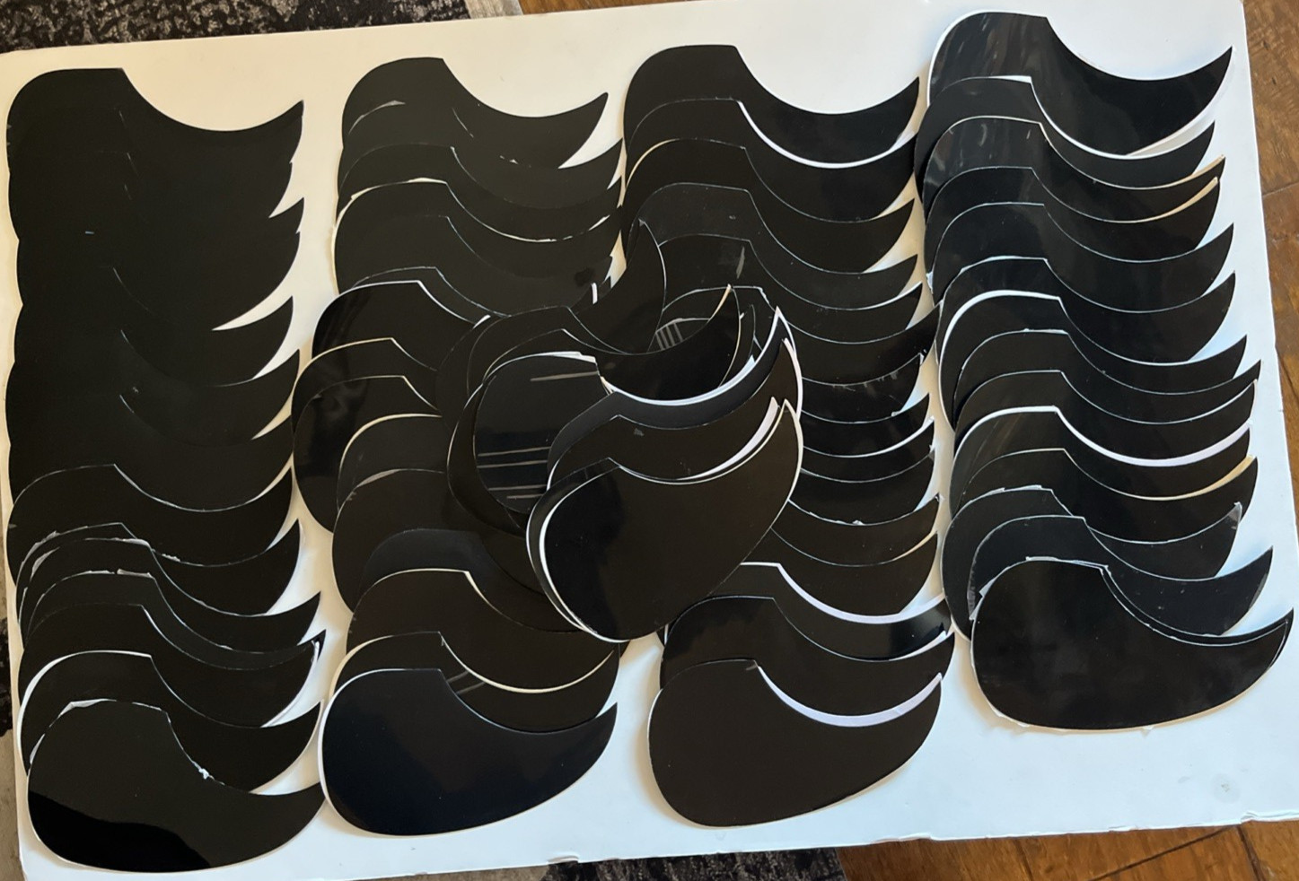 70 Black Acoustic Guitar Pickguards Great For Autographs READ