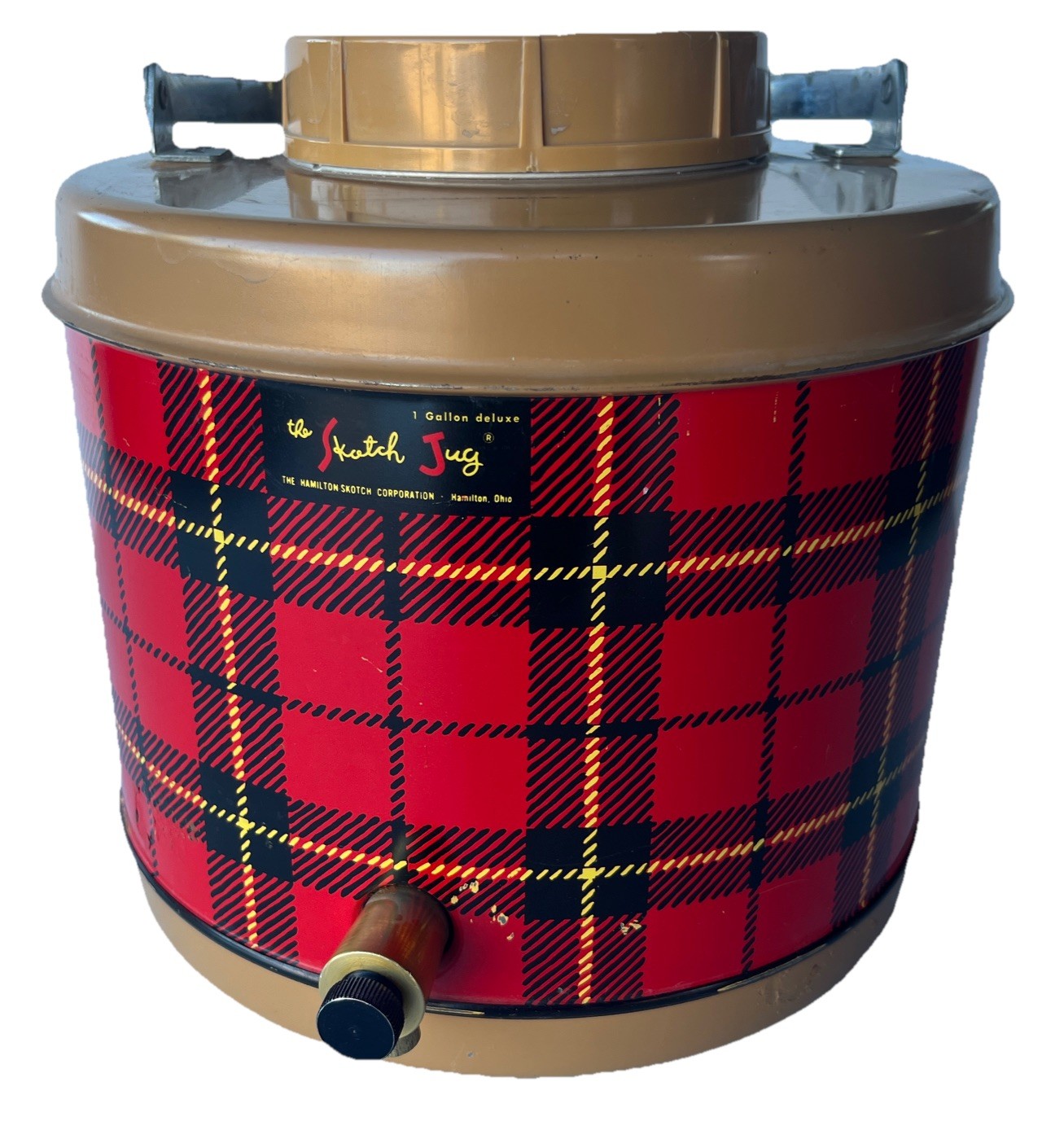 The Skotch Jug 1 Gallon Deluxe The Hamilton Scotch Corp Side Dispenser & Handle