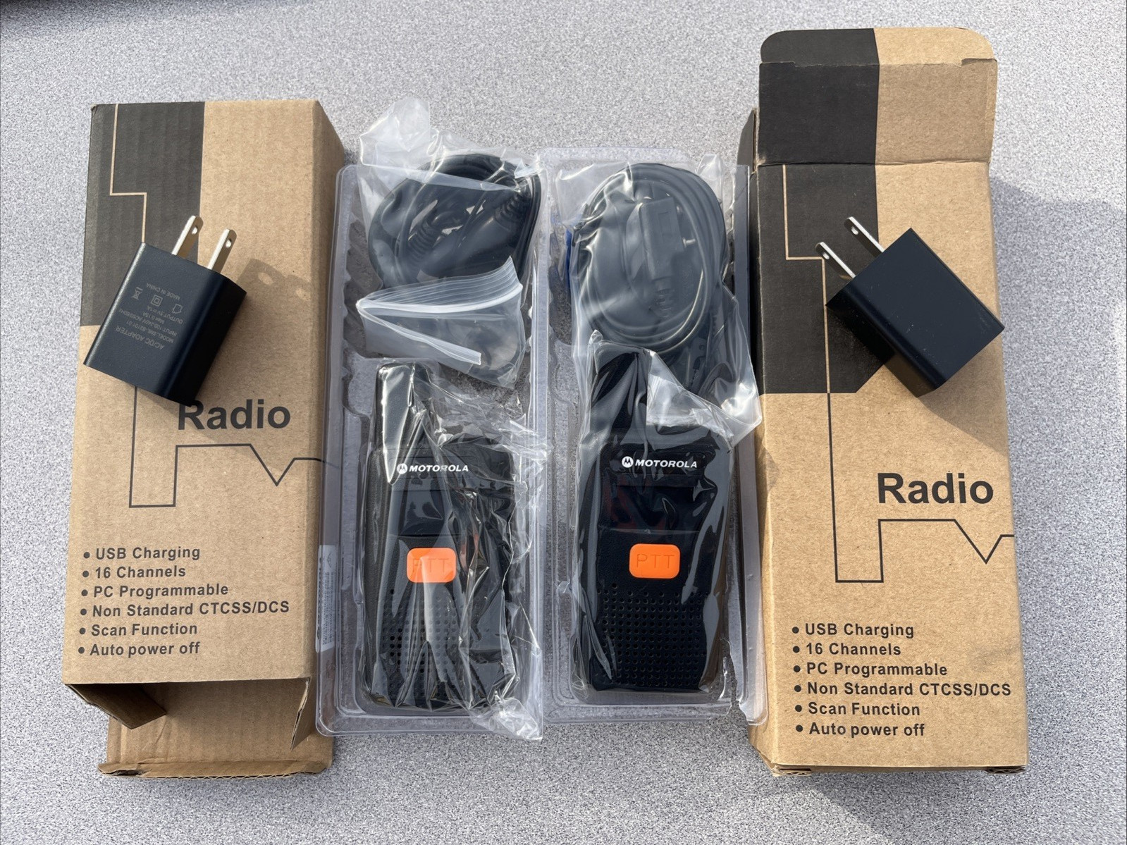 2 new Motorola Talkabout T7  Pair - 2 Way Radios