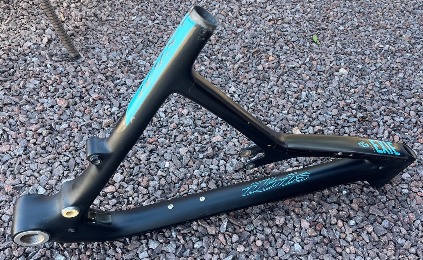 IBIS EXIE, GARNBON FIBER BIKE BICYCLE FRAME USED