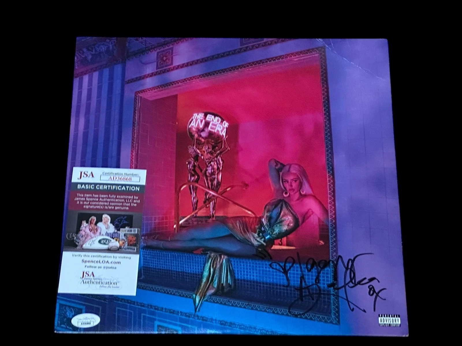 Iggy Azalea The End Of An Era Signed Autograph Lt Purple Record Album Vinyl JSA