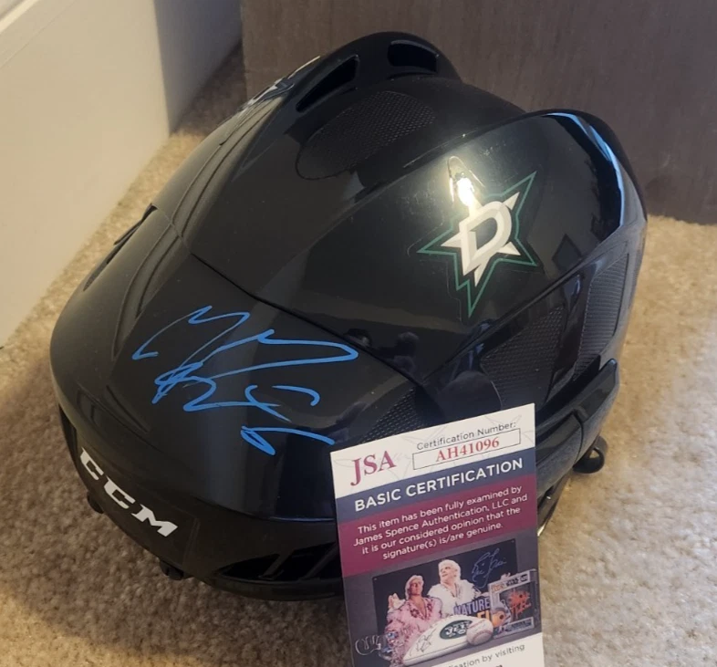 Mikko Rantanen Signed Full-Size Hockey Helmet w/ JSA COA #AH41096 Dallas Stars