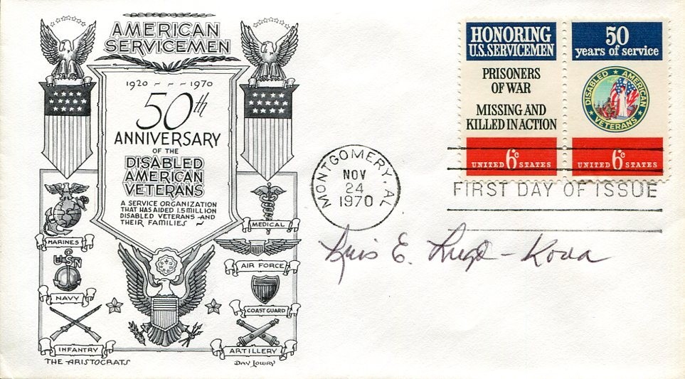 Luis Lugo US Army Two Years POW Korean War Signed Autograph FDC