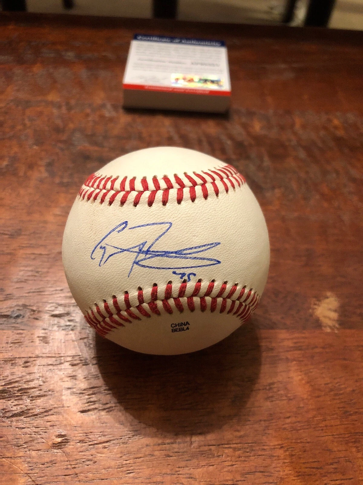 Gregory Polanco Signed Baseball Psa Dna Coa Pittsburgh Pirates Autographed