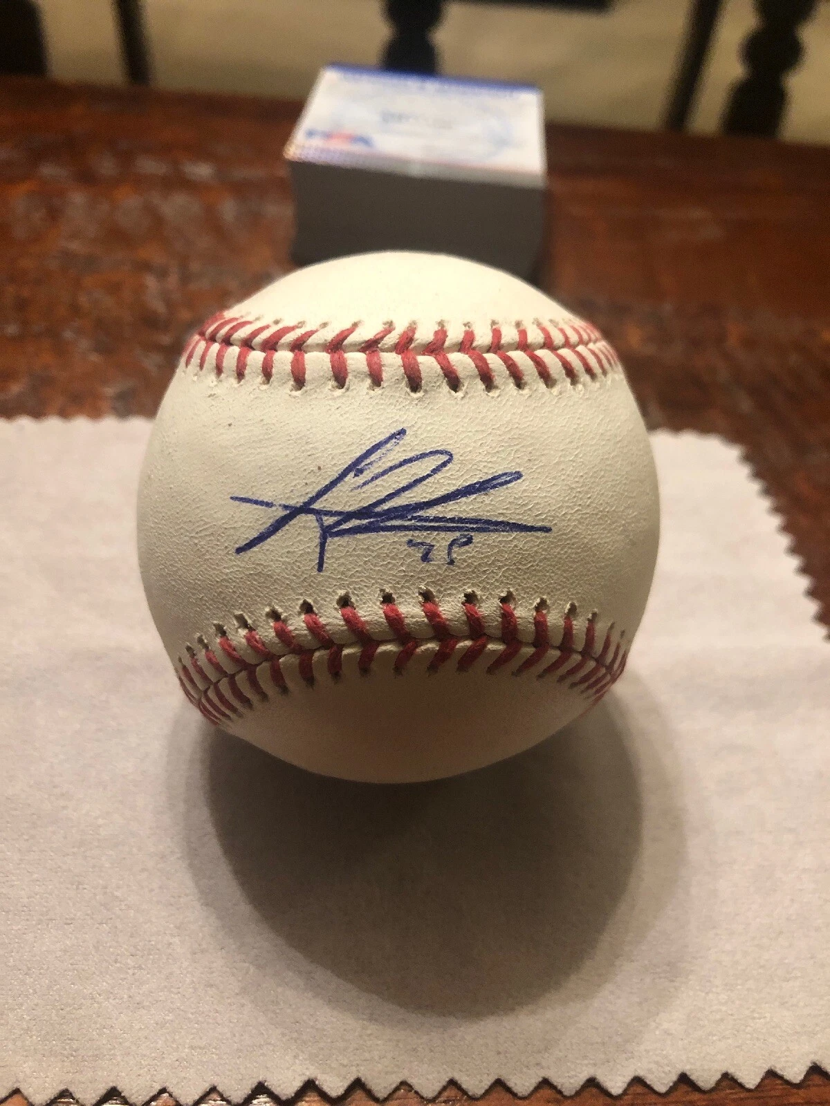 Gregory Polanco Signed Baseball Psa Dna Coa Pittsburgh Pirates Autographed