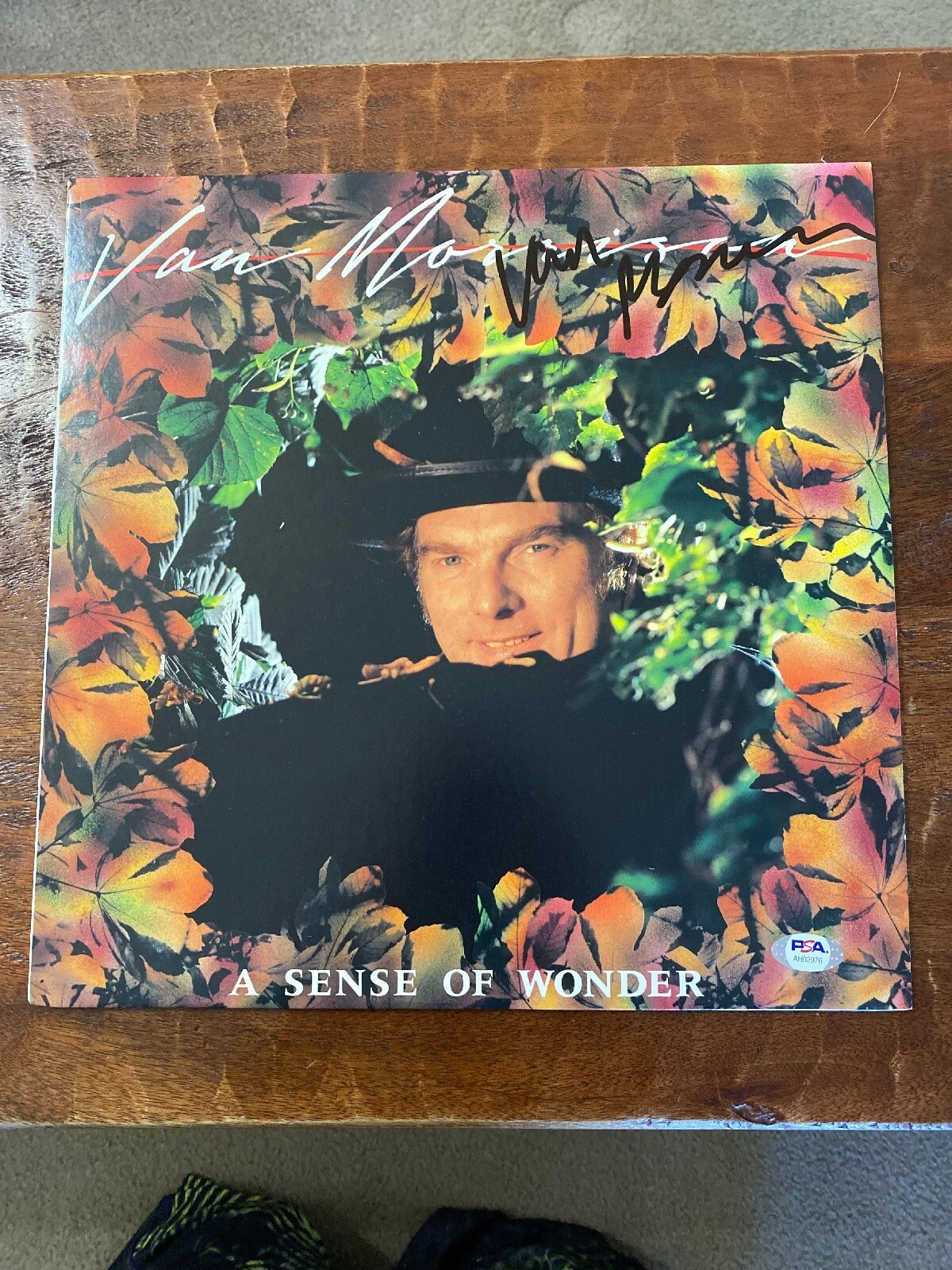 Van Morrison Signed A Sense Of Wonder Record Album Vinyl PSA DNA COA Autographed