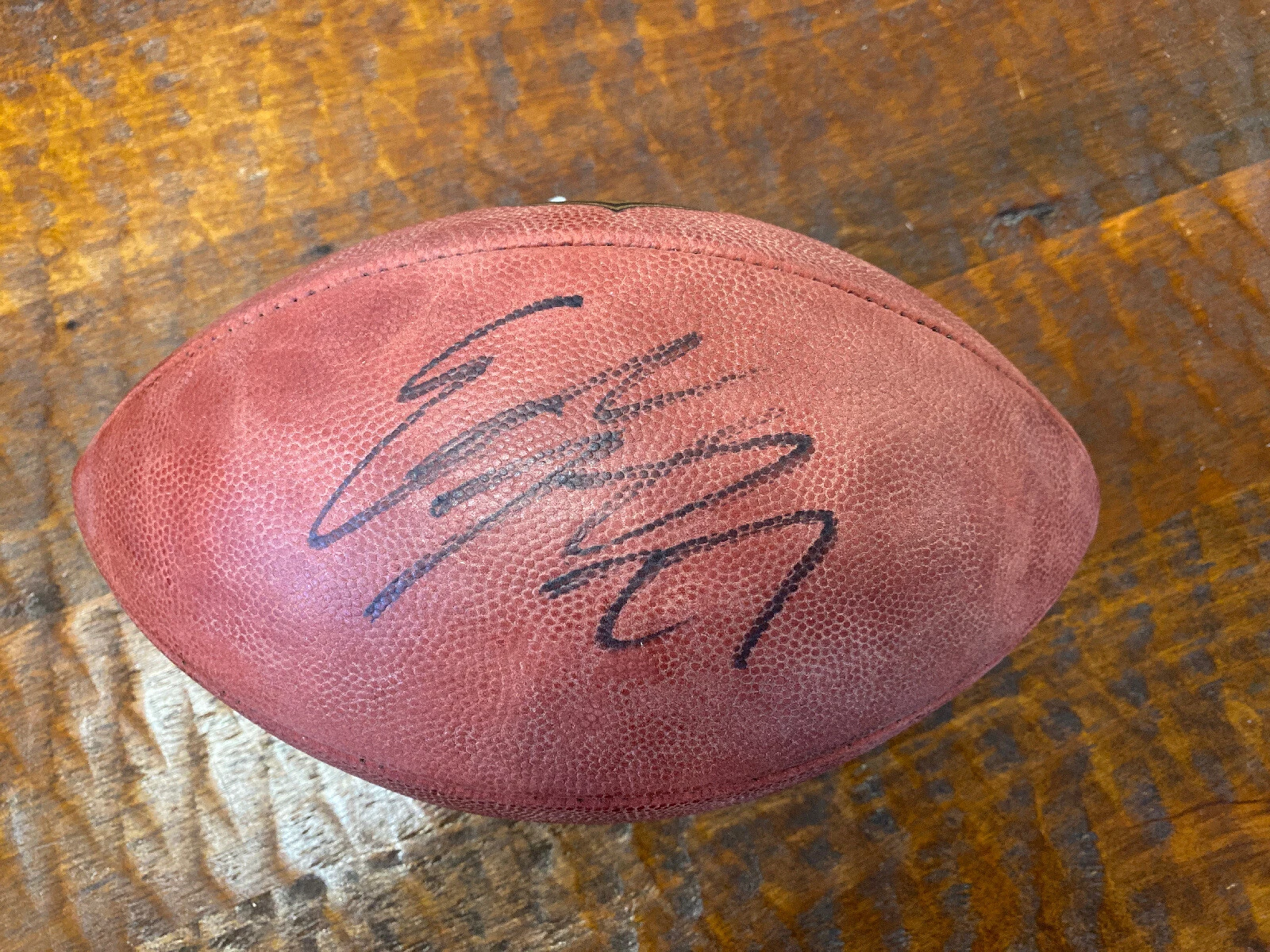 Eddie Lacy Signed Official Duke NFL Football Packers Coa Alabama Autographed