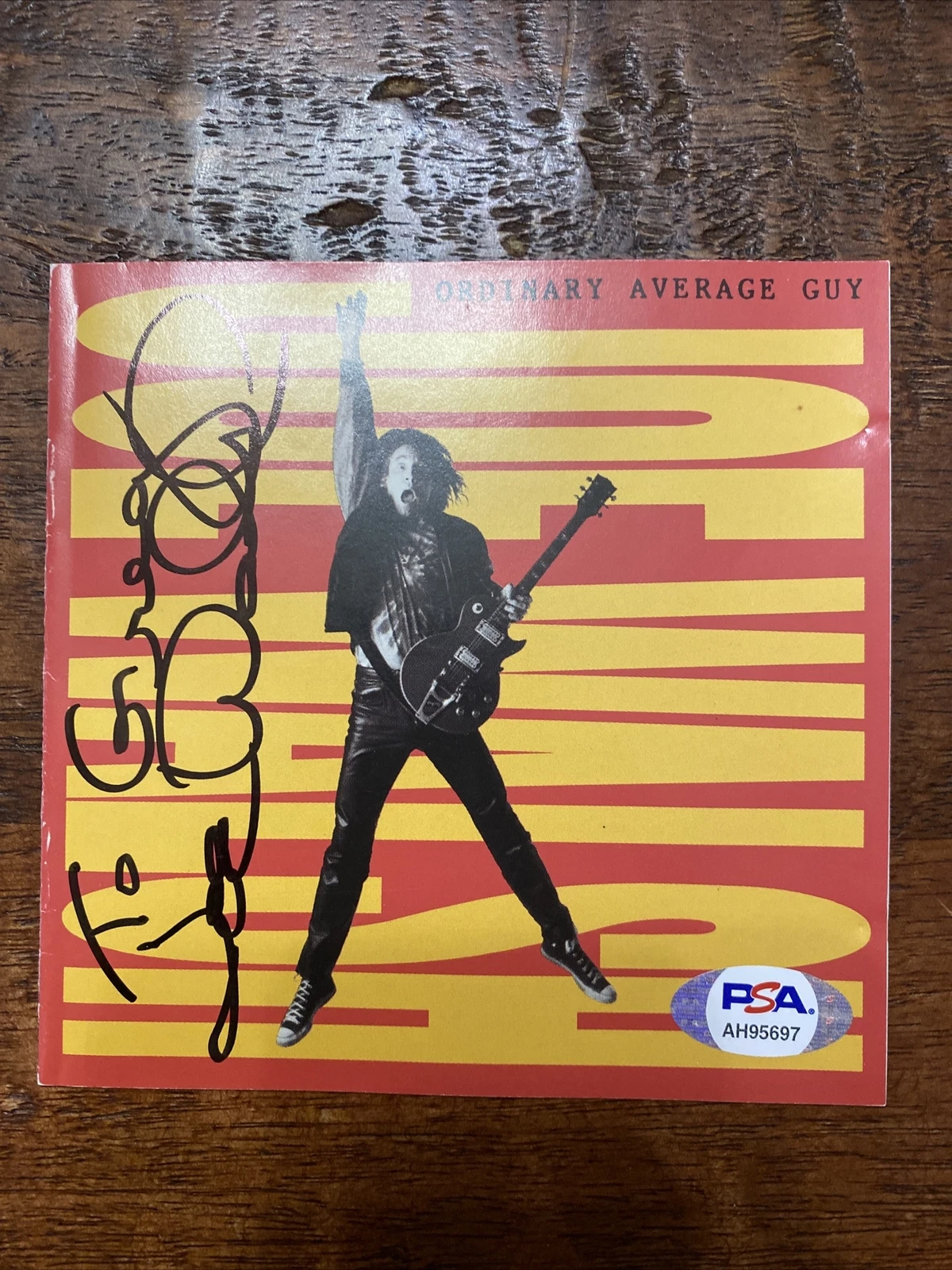 Joe Walsh Signed Ordinary Average Guy Cd Album Psa/Dna Coa The Eagles
