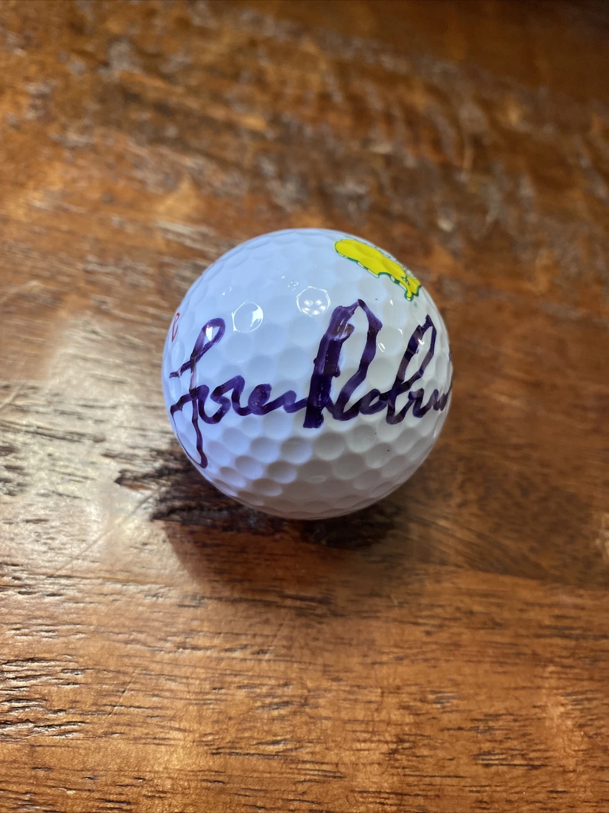 Loren Roberts Signed Masters Golf Ball Psa Dna Coa PGA Autographed