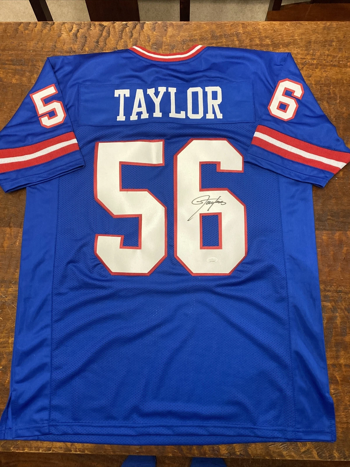 Lawrence Taylor Signed New York Giants Jersey JSA Coa Autographed