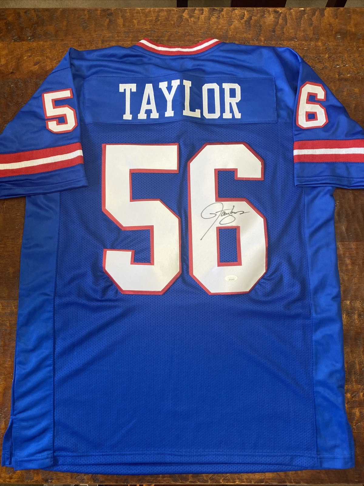 Lawrence Taylor Signed New York Giants Jersey JSA Autographed
