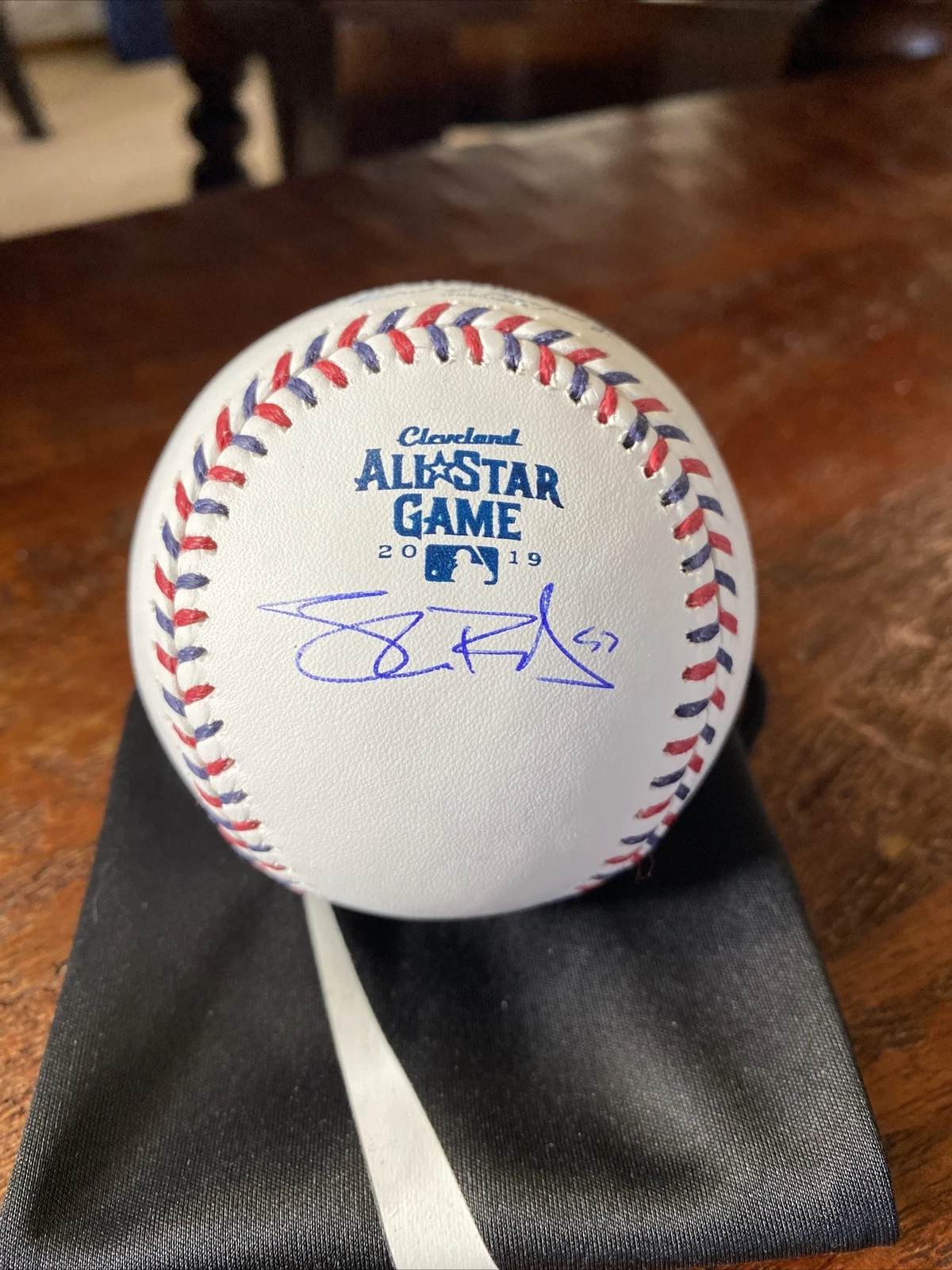 Shane Bieber Signed 2019 All Star Baseball Cleveland Indians Beckett BAS Coa