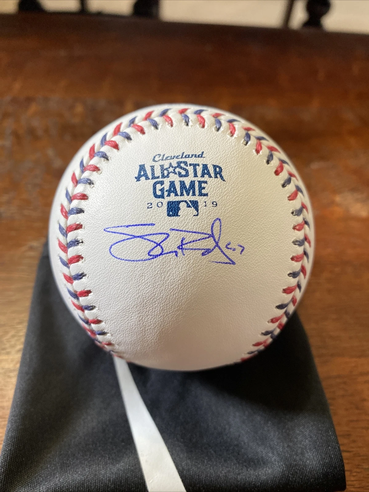 Shane Bieber Signed 2019 All Star Baseball Cleveland Indians Beckett BAS Coa