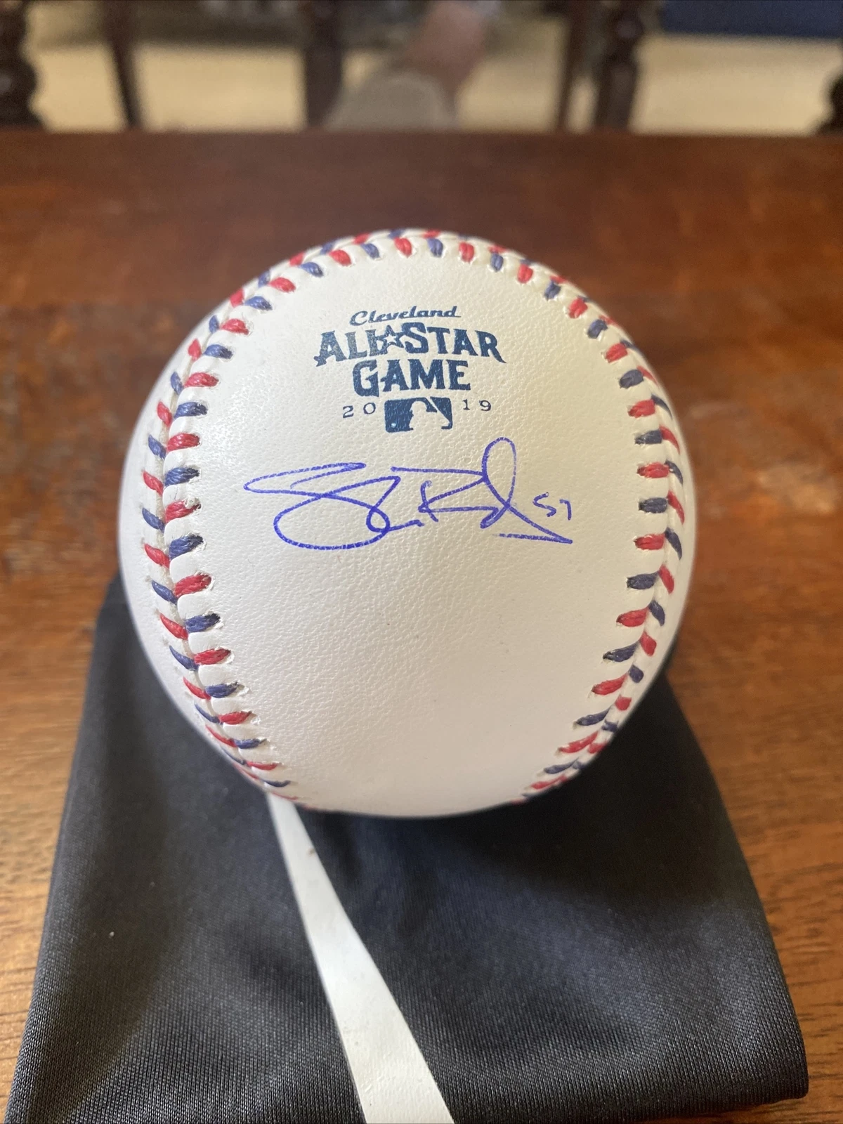 Shane Bieber Signed 2019 All Star Baseball Cleveland Indians Beckett BAS Coa