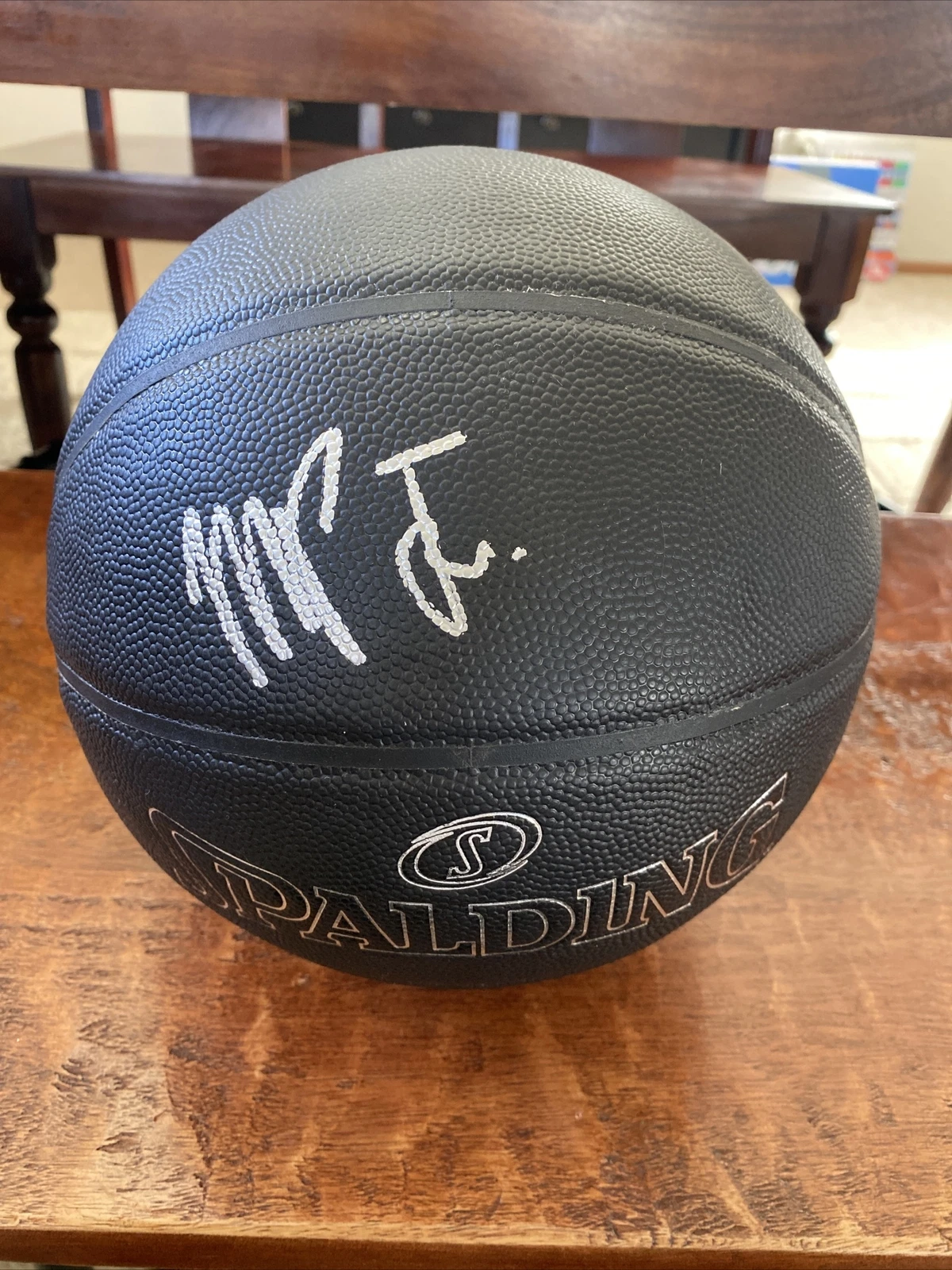 Michael Porter Jr Signed Black Basketball Psa Dna Coa Autographed Denver Nuggets