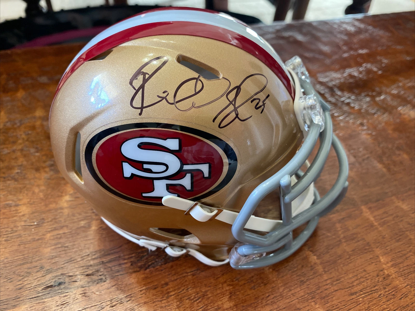 Richard Sherman Signed San Francisco 49ers Mini Helmet Psa/dna Coa Autographed