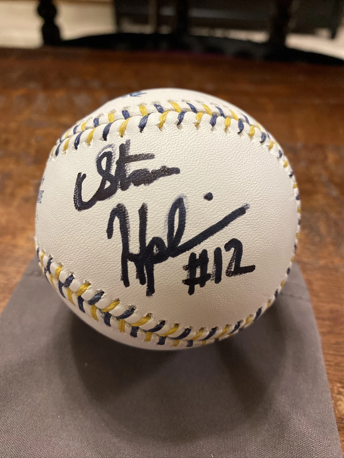 Stan Humphries Signed San Diego Baseball Psa Dna Coa Autographed NFL Chargers