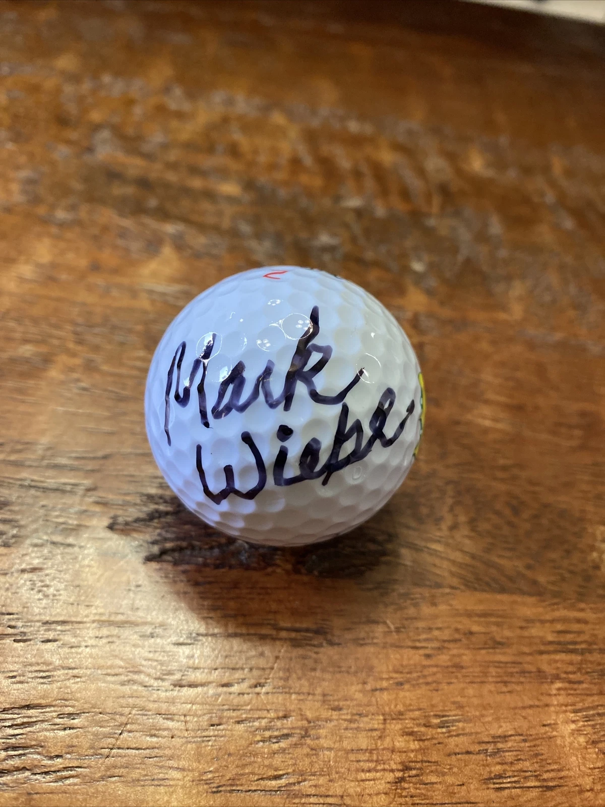 Mark Wiebe Signed Masters Golf Ball Psa Dna Coa PGA Autographed