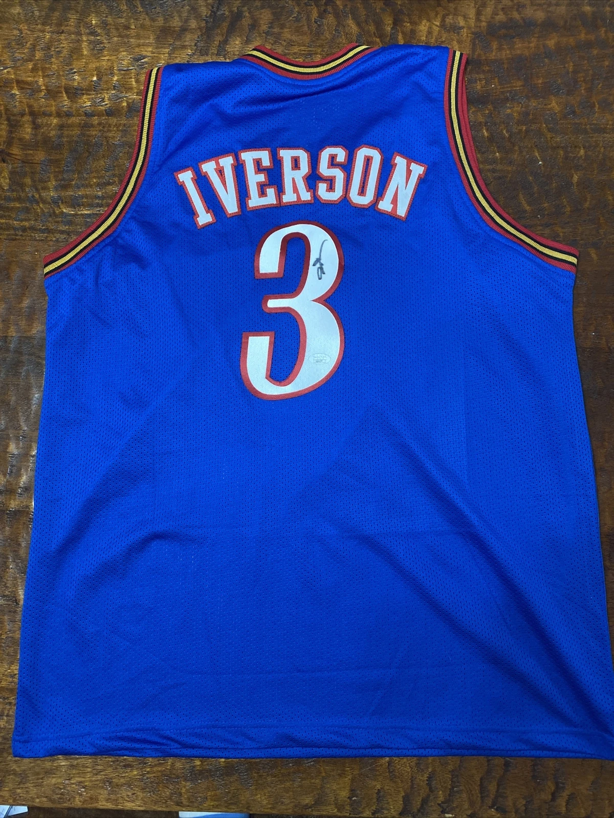 Allen Iverson Signed Philadelphia 76ers Jersey JSA Coa Autographed