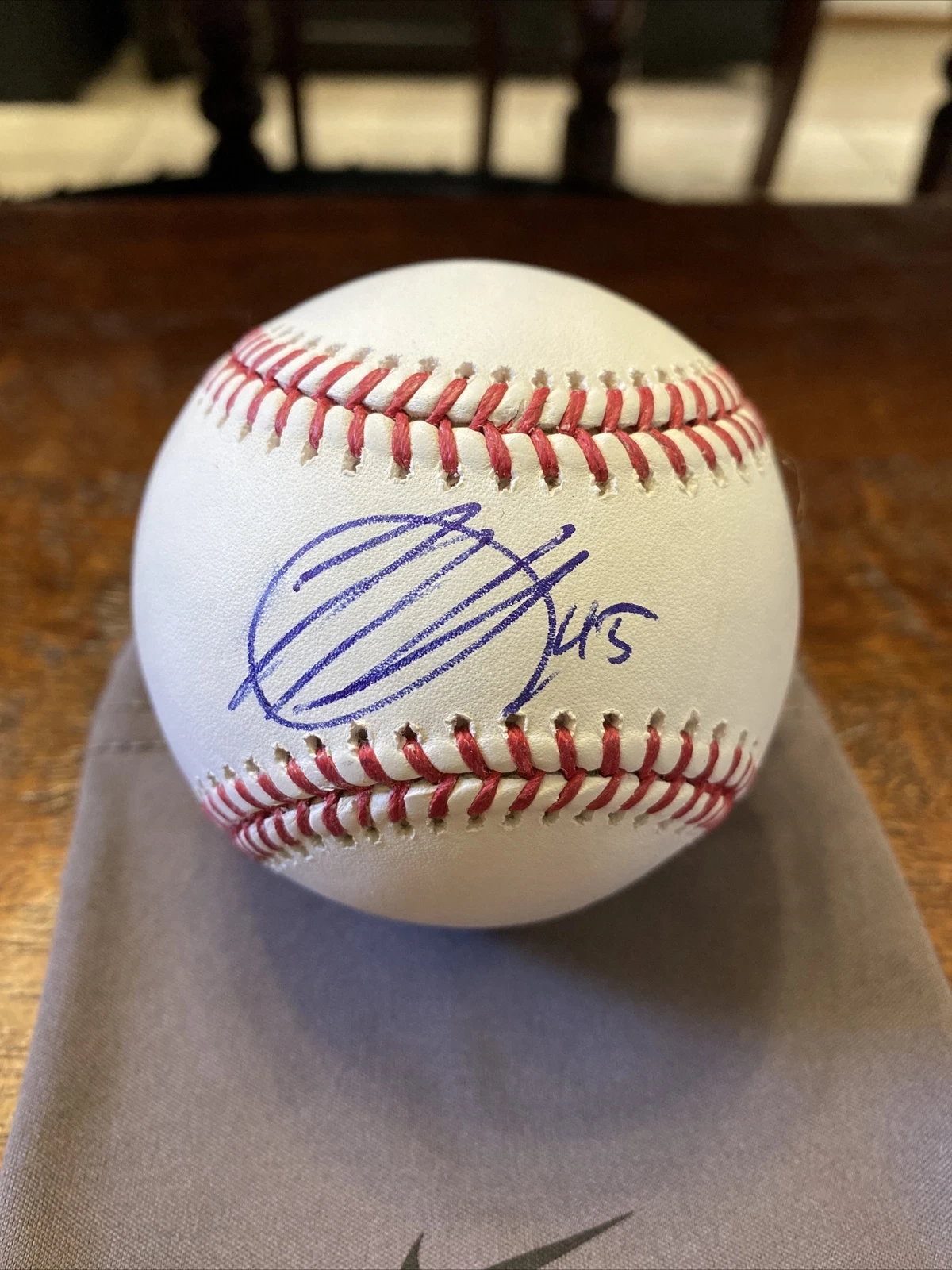 Mike Soroka Signed Official Major League Baseball Psa Dna Coa Atlanta Braves