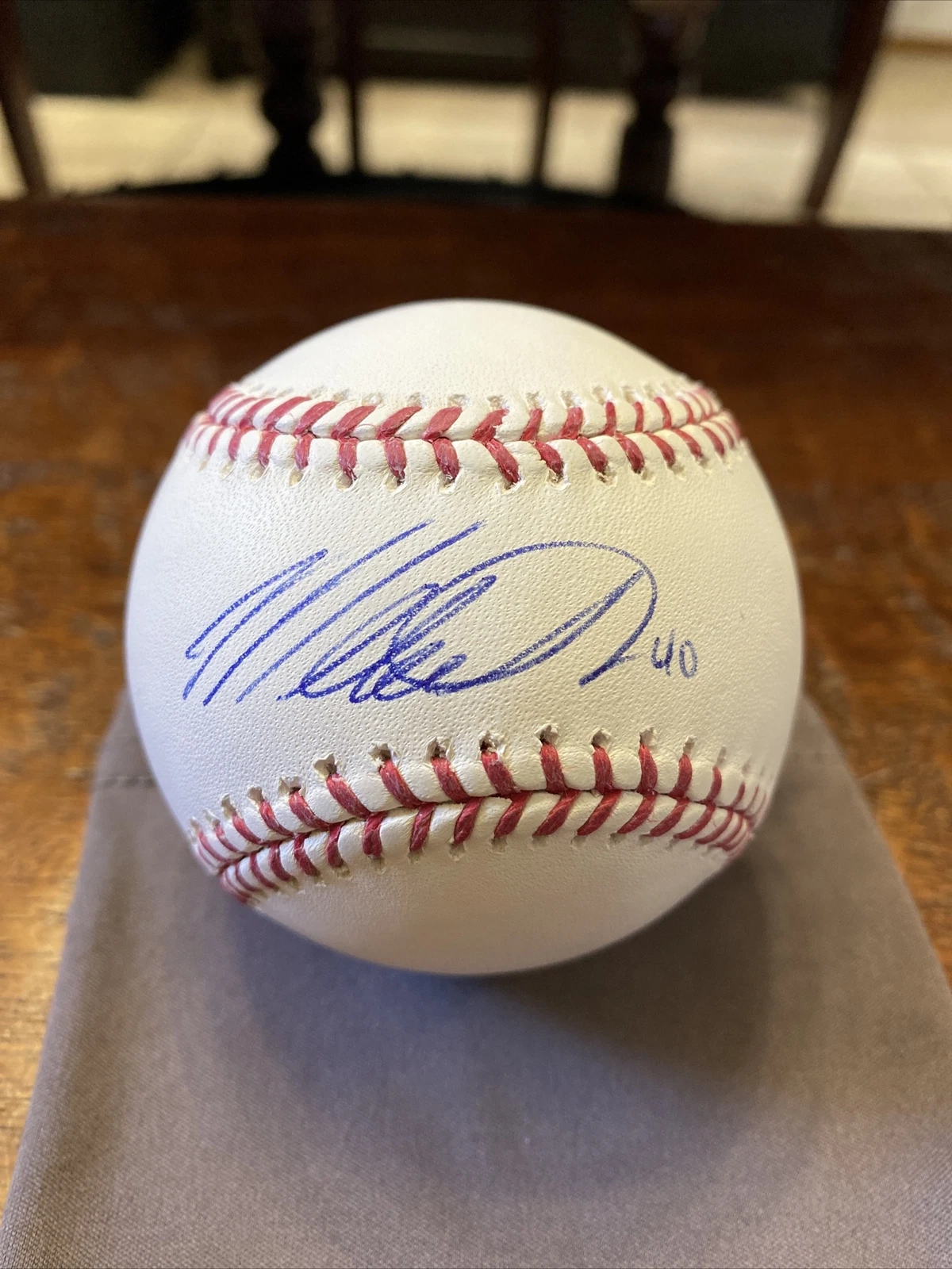 Mike Soroka Signed Official Major League Baseball Psa Dna Coa Atlanta Braves