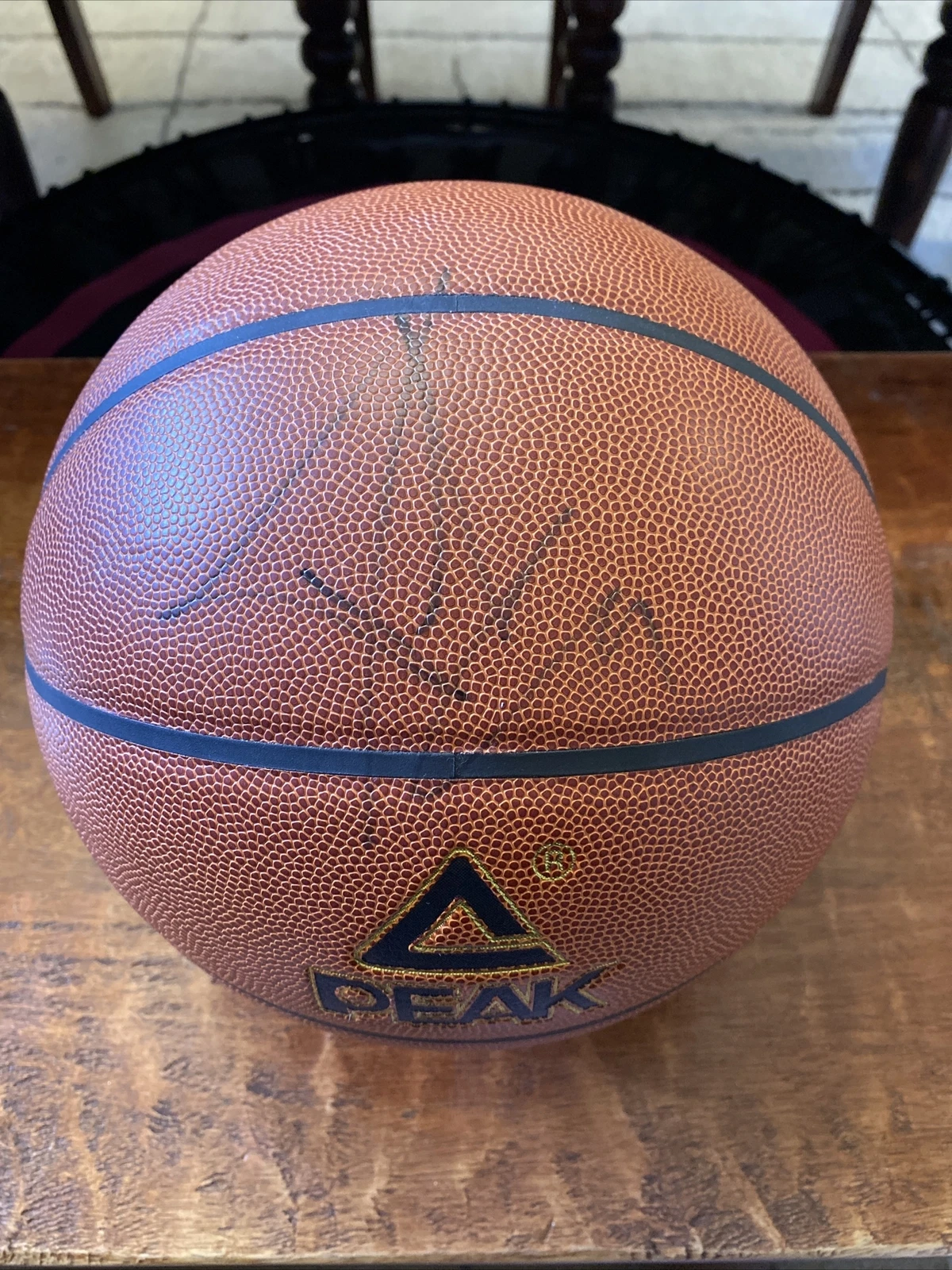 Tony Parker Signed Peak Basketball Psa Dna Coa Autographed San Antonio Spurs
