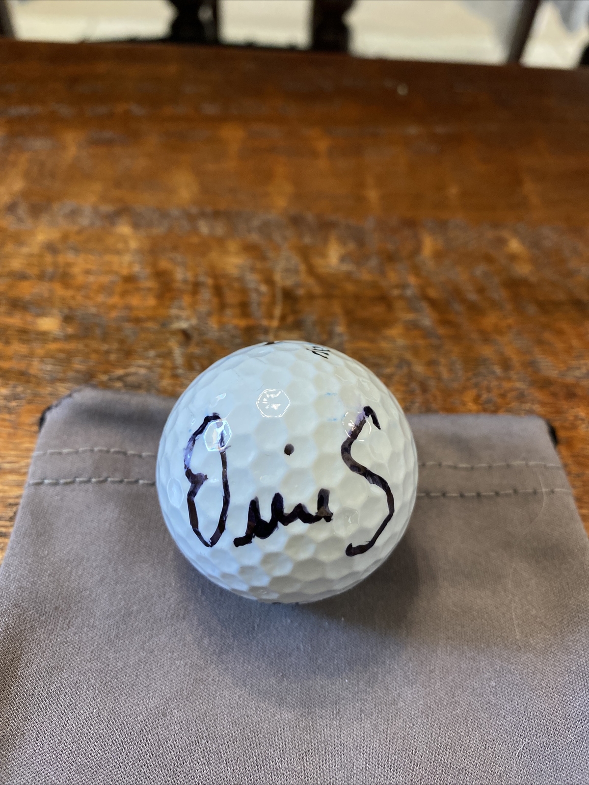 Ollie Schniederjans Signed Tournament Used Golf Ball Psa Dna Coa PGA Callaway