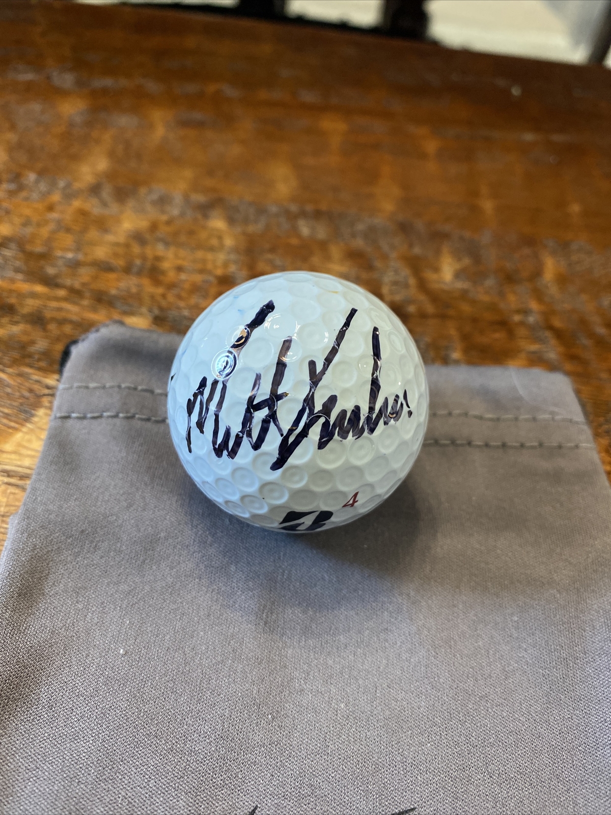 Matt Kuchar Signed Tournament Used Golf Ball Psa Dna Coa PGA Autographed