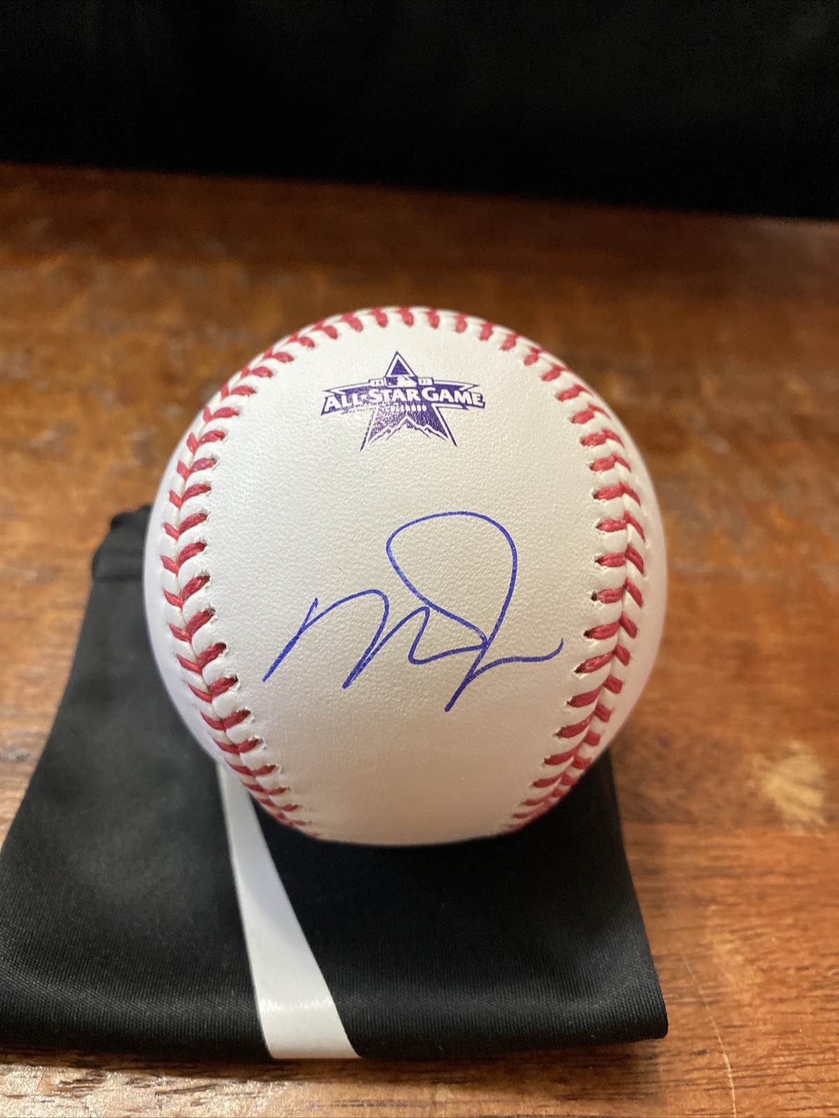 Mike Trout Signed 2021 All Star Baseball PSA DNA Coa Angels Autographed