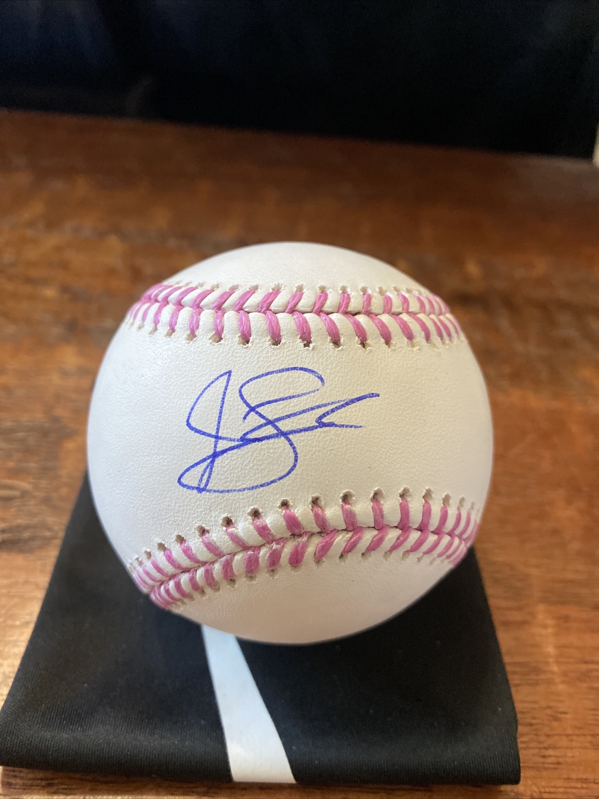 Jed Lowrie Signed Mother’s Day Baseball PSA DNA Coa Athletics Autographed Mets