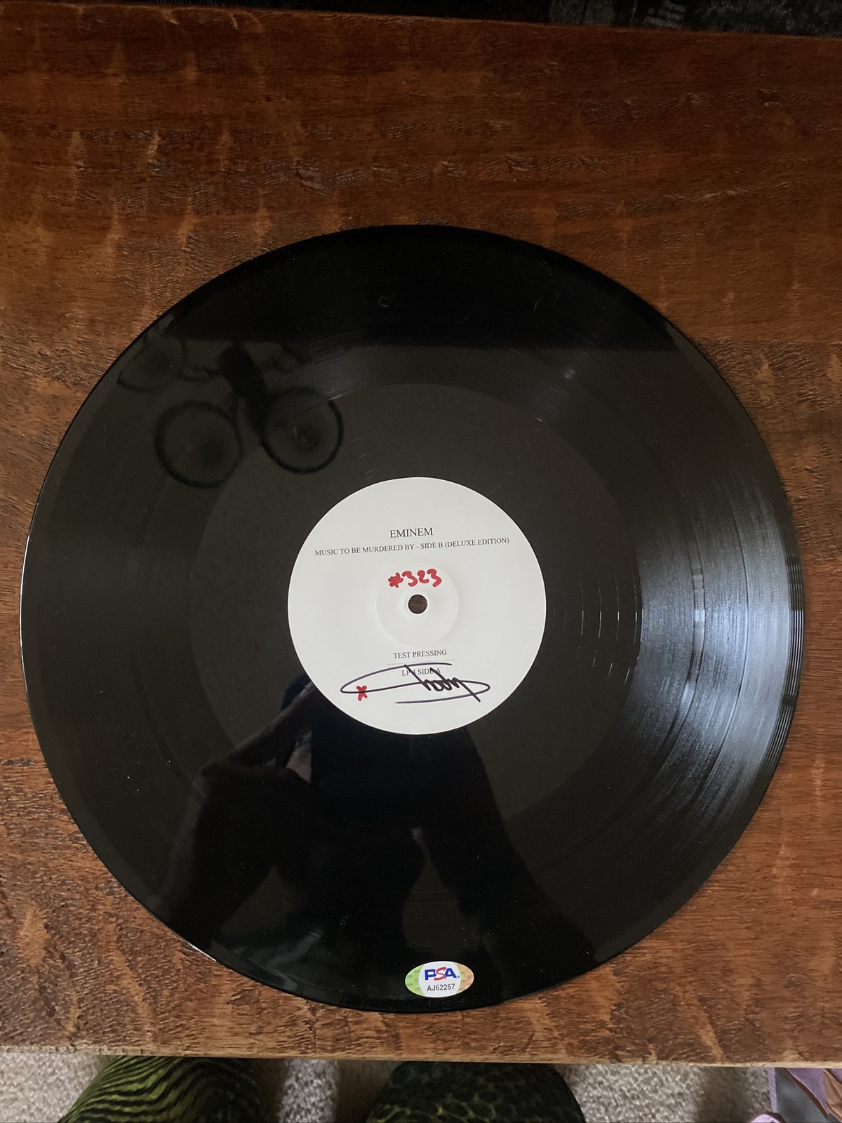 Eminem Signed Music To Be Murdered By Test Pressing Vinyl Record PSA DNA Coa