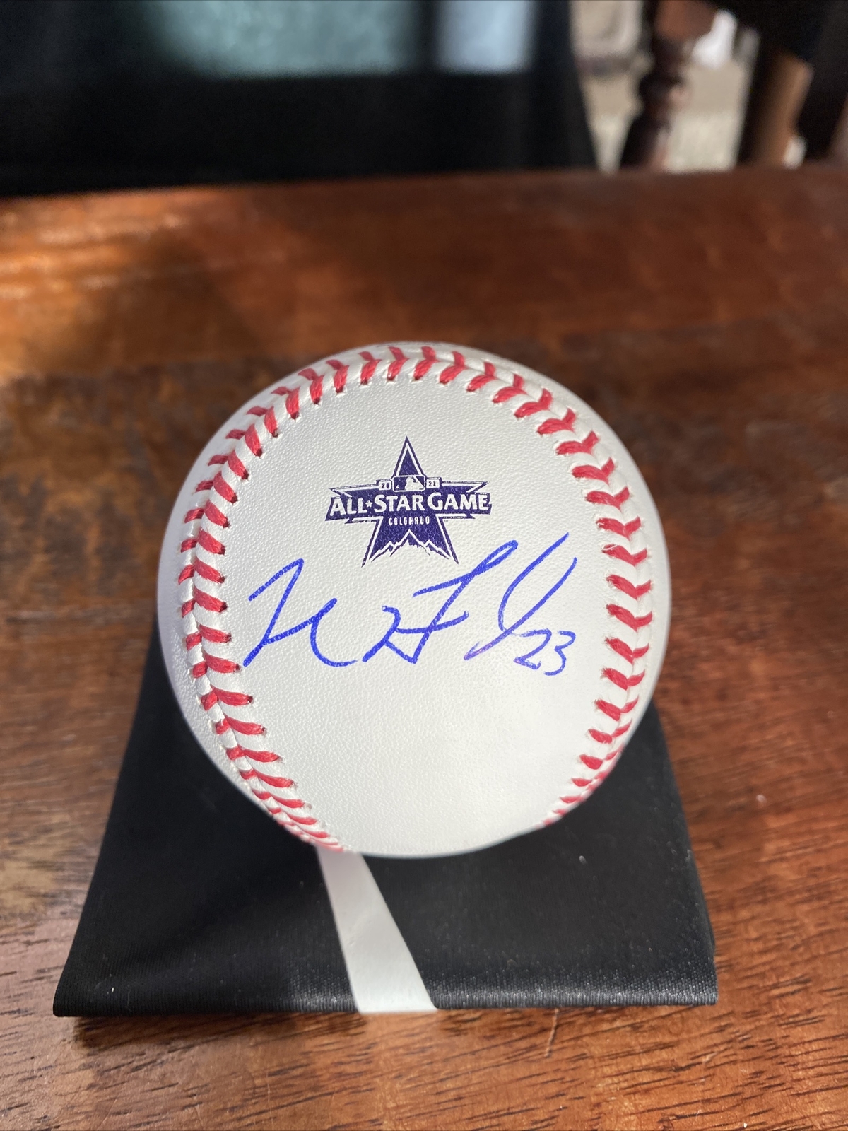 Michael Brantley Signed 2021 All Star Baseball PSA DNA Coa Astros Autographed