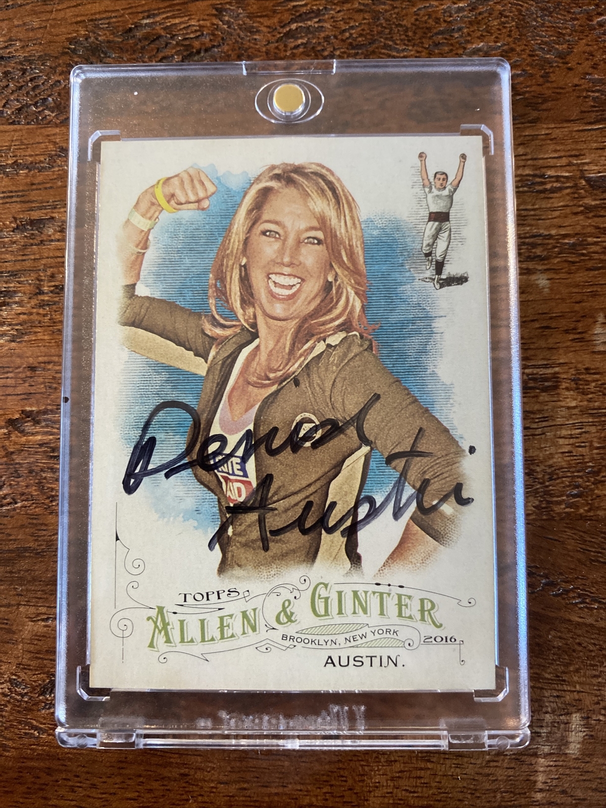 Denise Austin Signed Allen & Ginter Card Psa Dna Coa  Autographed Fitness