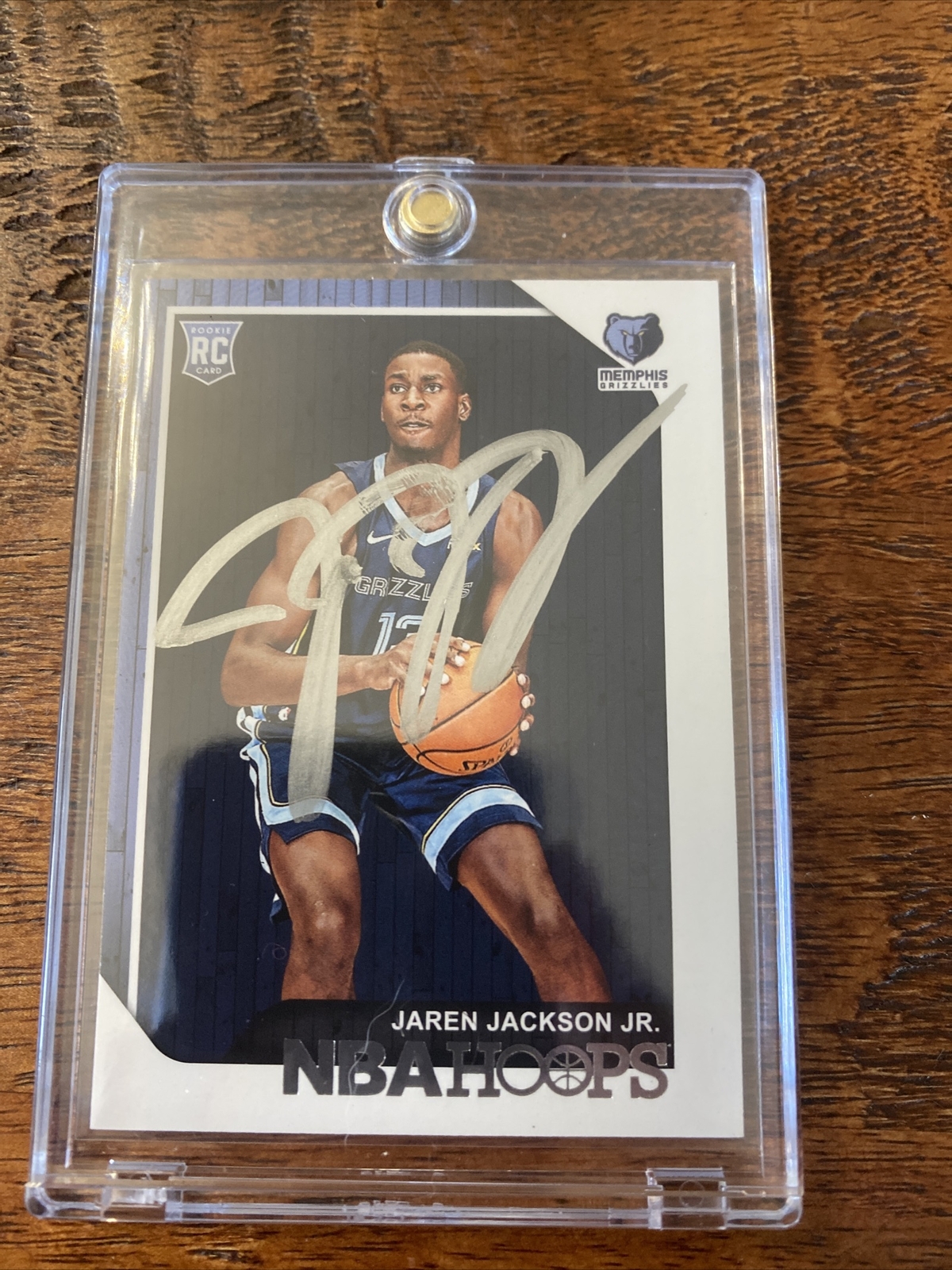 Jaren Jackson Jr Signed NBA Hoops Rookie Card Psa Dna Coa Autographed Grizzlies