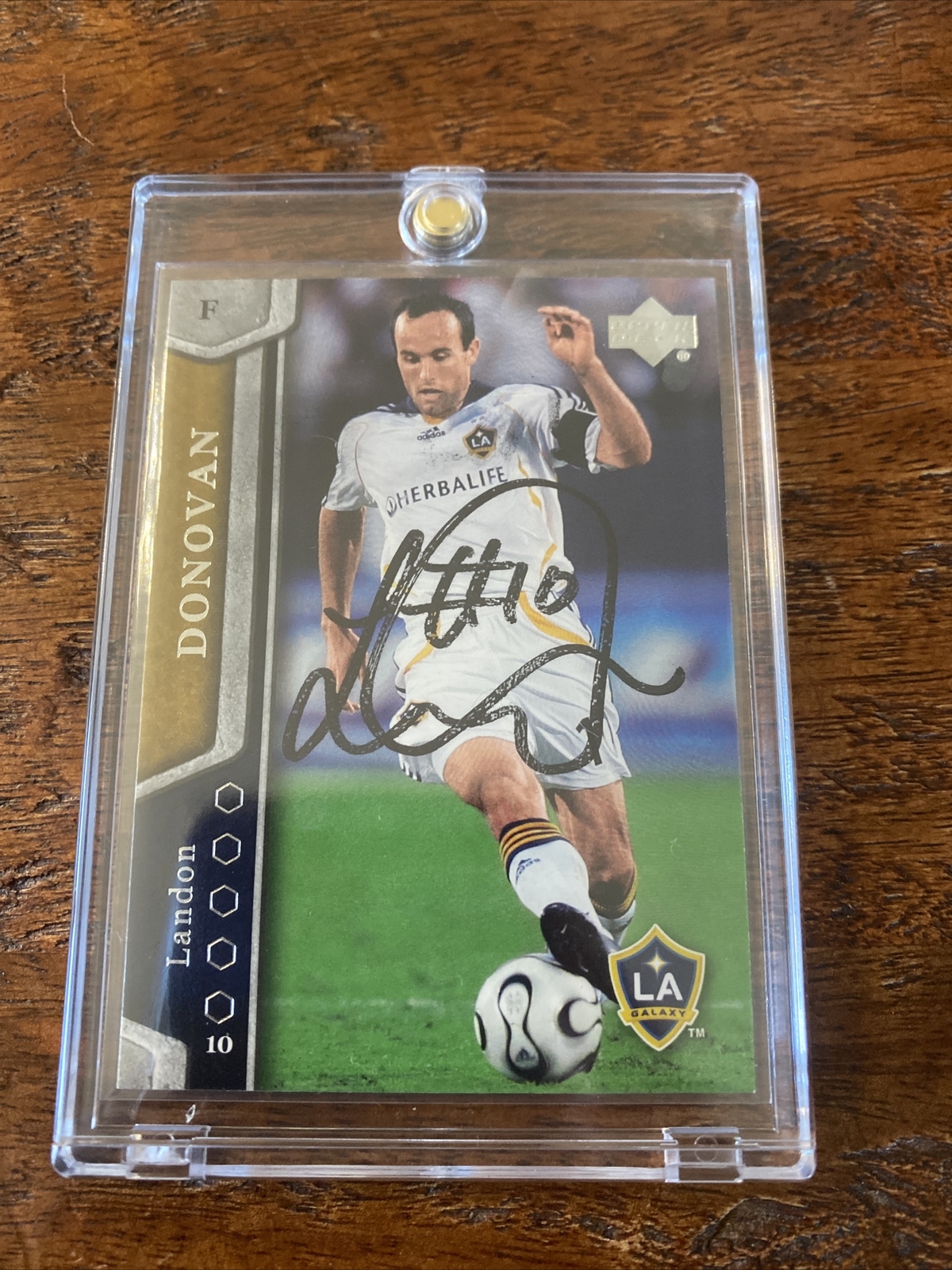 Landon Donovan Signed Upper Deck Card Psa Dna Coa Autographed LA Galaxy Soccer