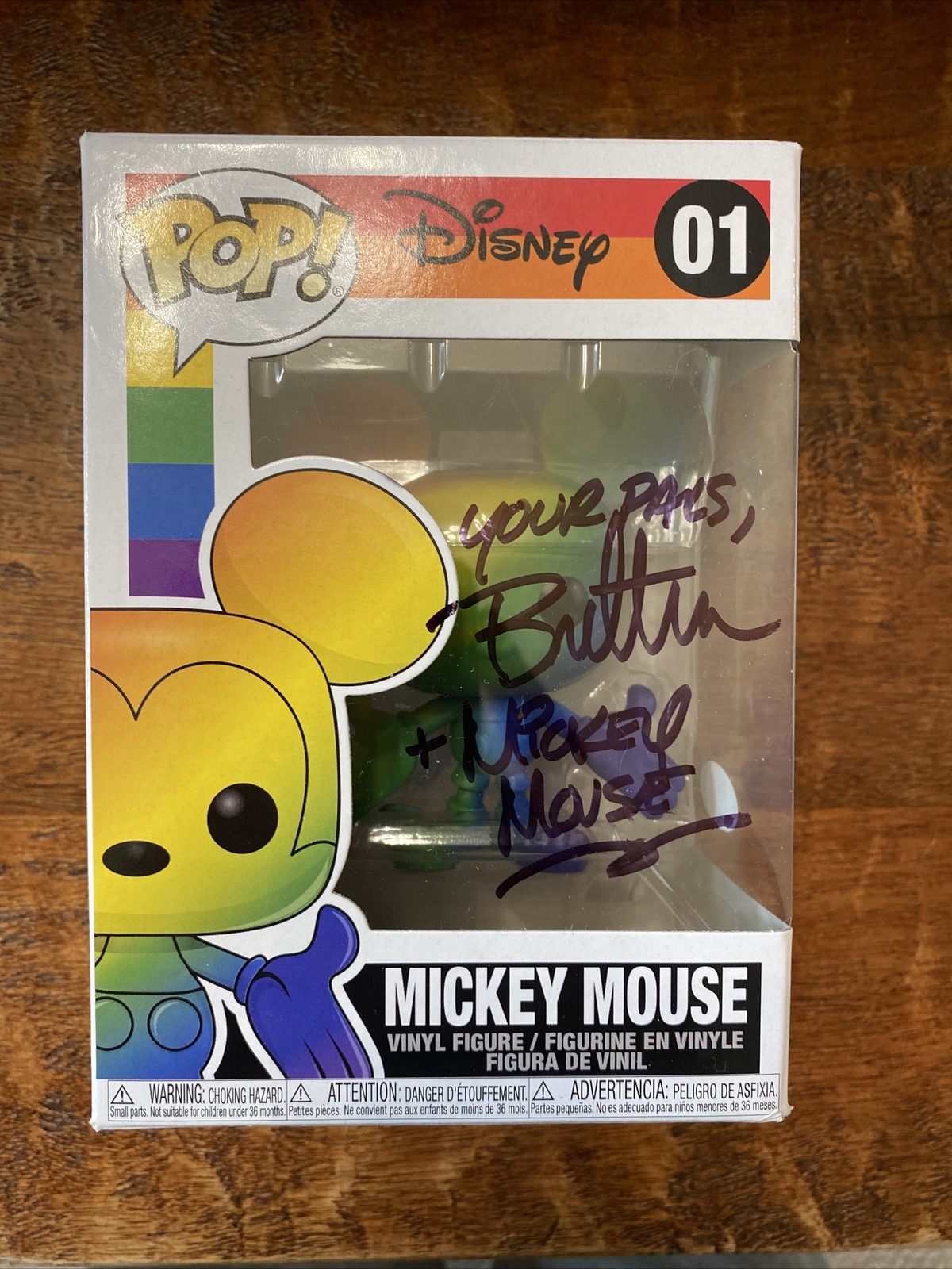 Bret Iwan Signed Mickey Mouse Funko POP Psa Dna Coa Autographed Disney