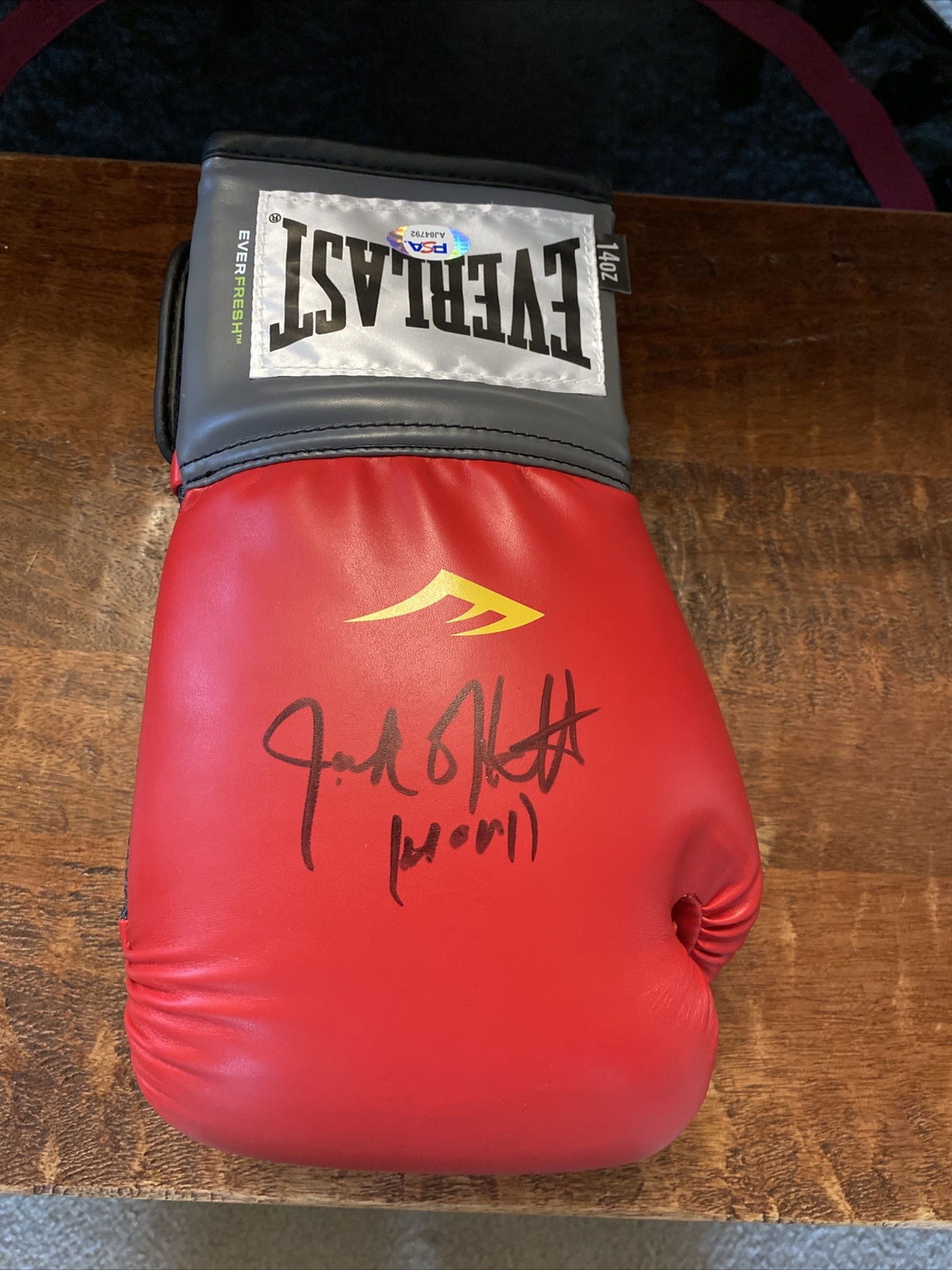 JACK O'HALLORAN Signed Boxing Glove Psa Dna COA Autographed Superman