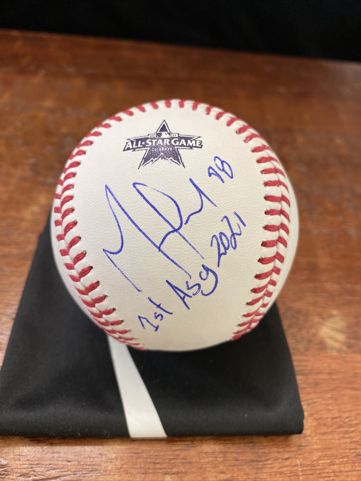 German Marquez Signed 2021 All Star Baseball PSA DNA Coa Rockies Autographed