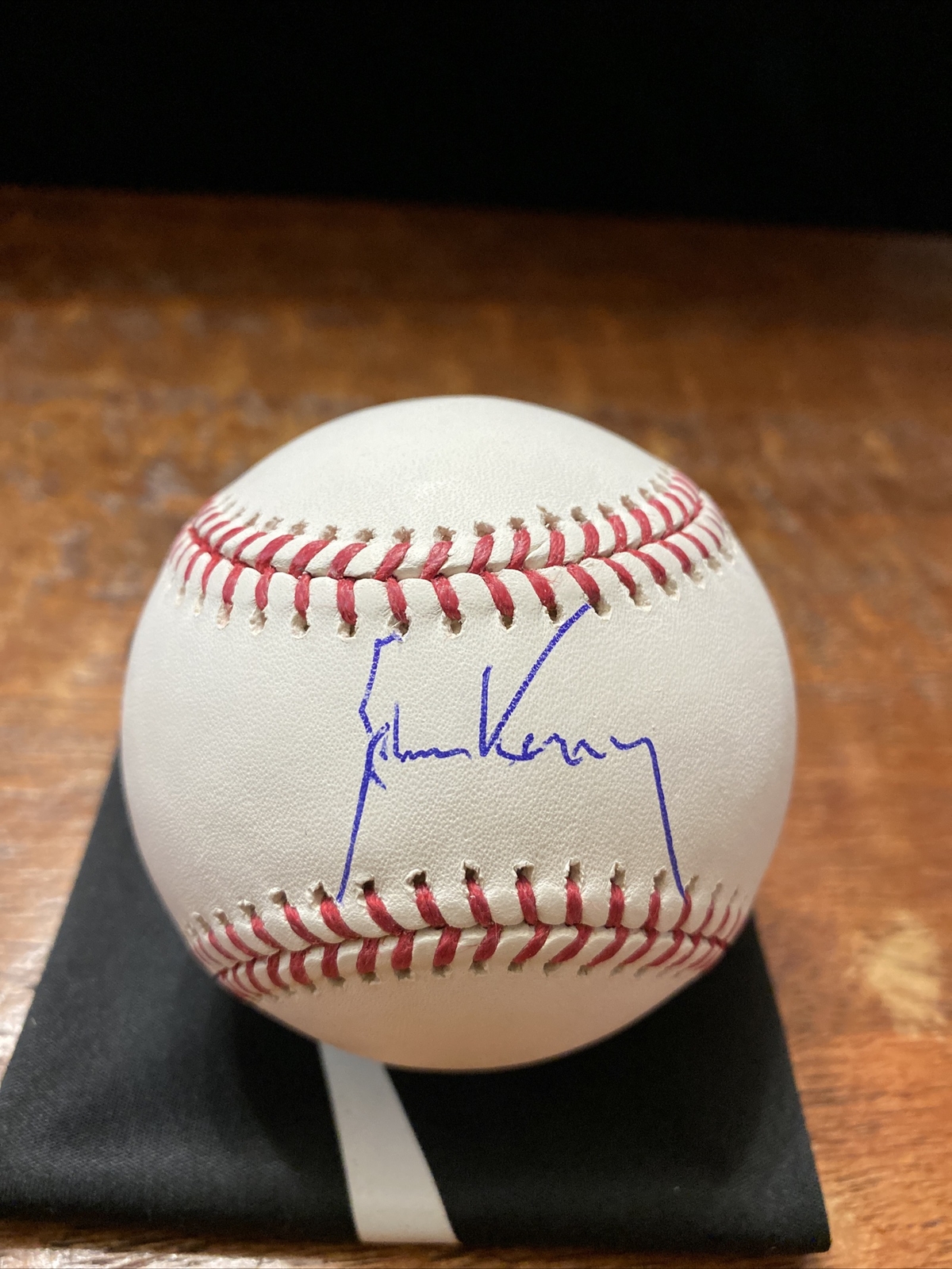 John Kerry Signed Baseball Beckett Coa Autographed Secretary Of State Senator